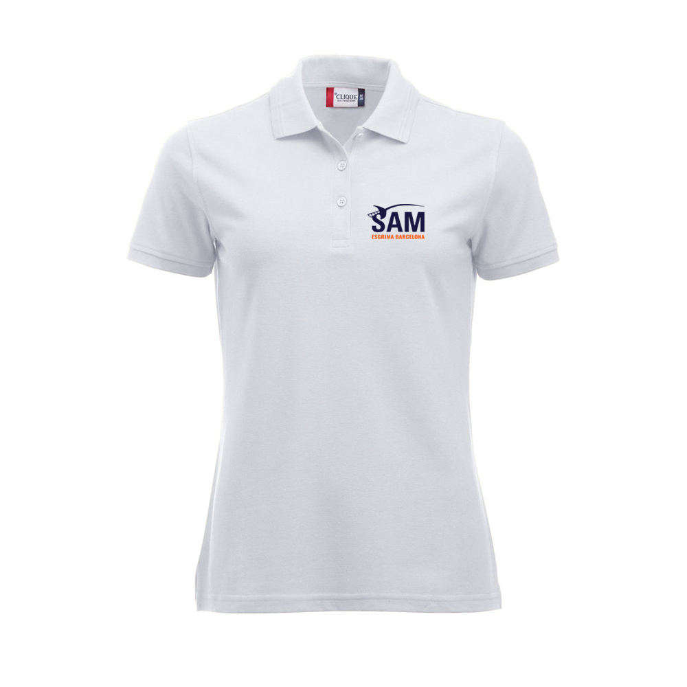 Polo Dona Blanc SAM Barcelona (S)