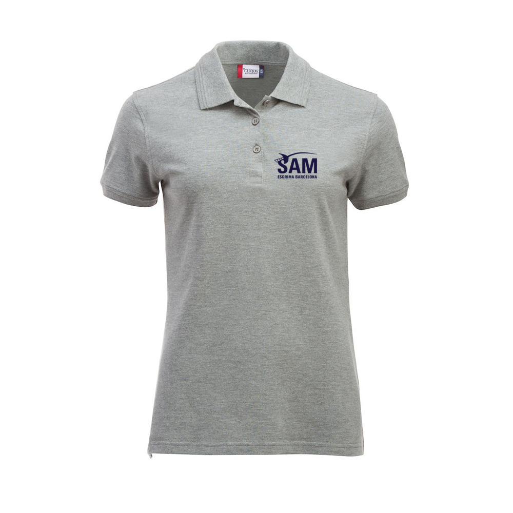 Polo Dona Gris SAM Barcelona