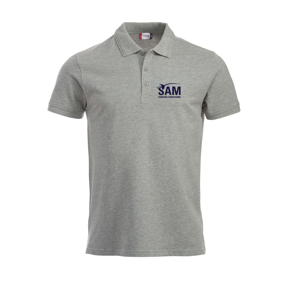 Polo Unisex Gris SAM Barcelona (S)