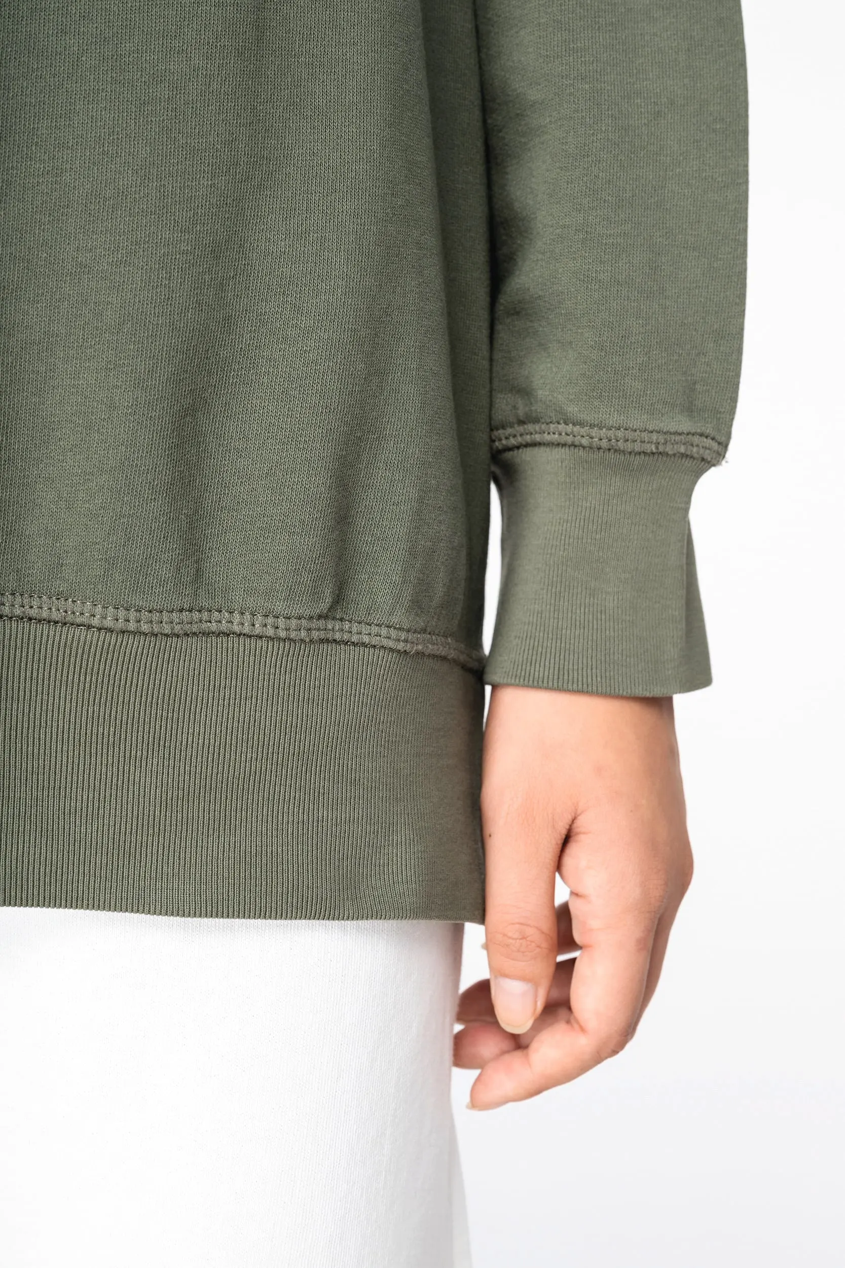 Sudadera ecorresponsable de cuello redondo French Terry unisex