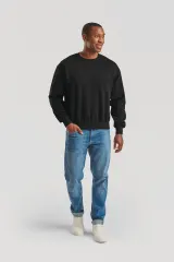 Sudadera cuello redondo algodón hombre
