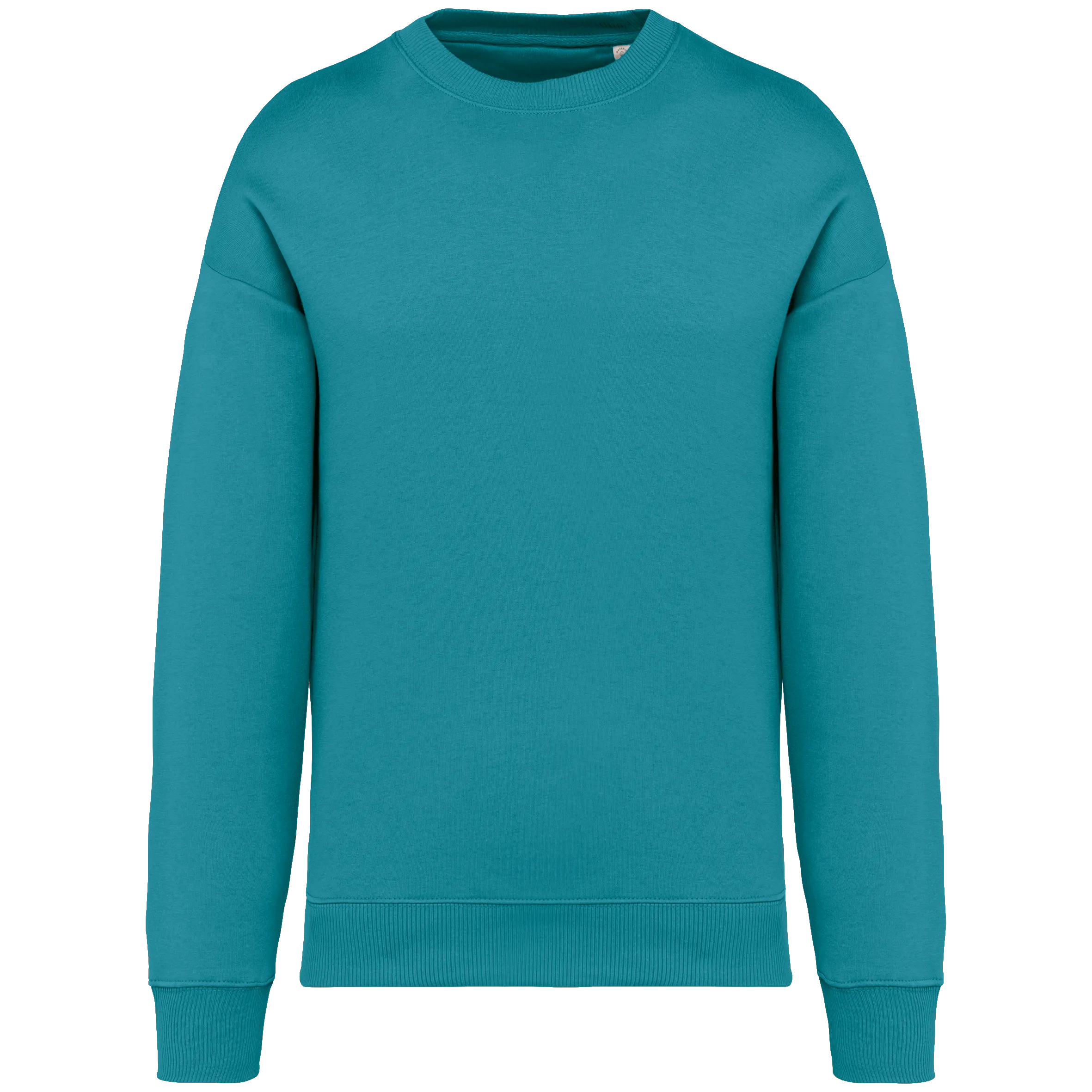 Sudadera ecorresponsable cuello redondo oversize unisex