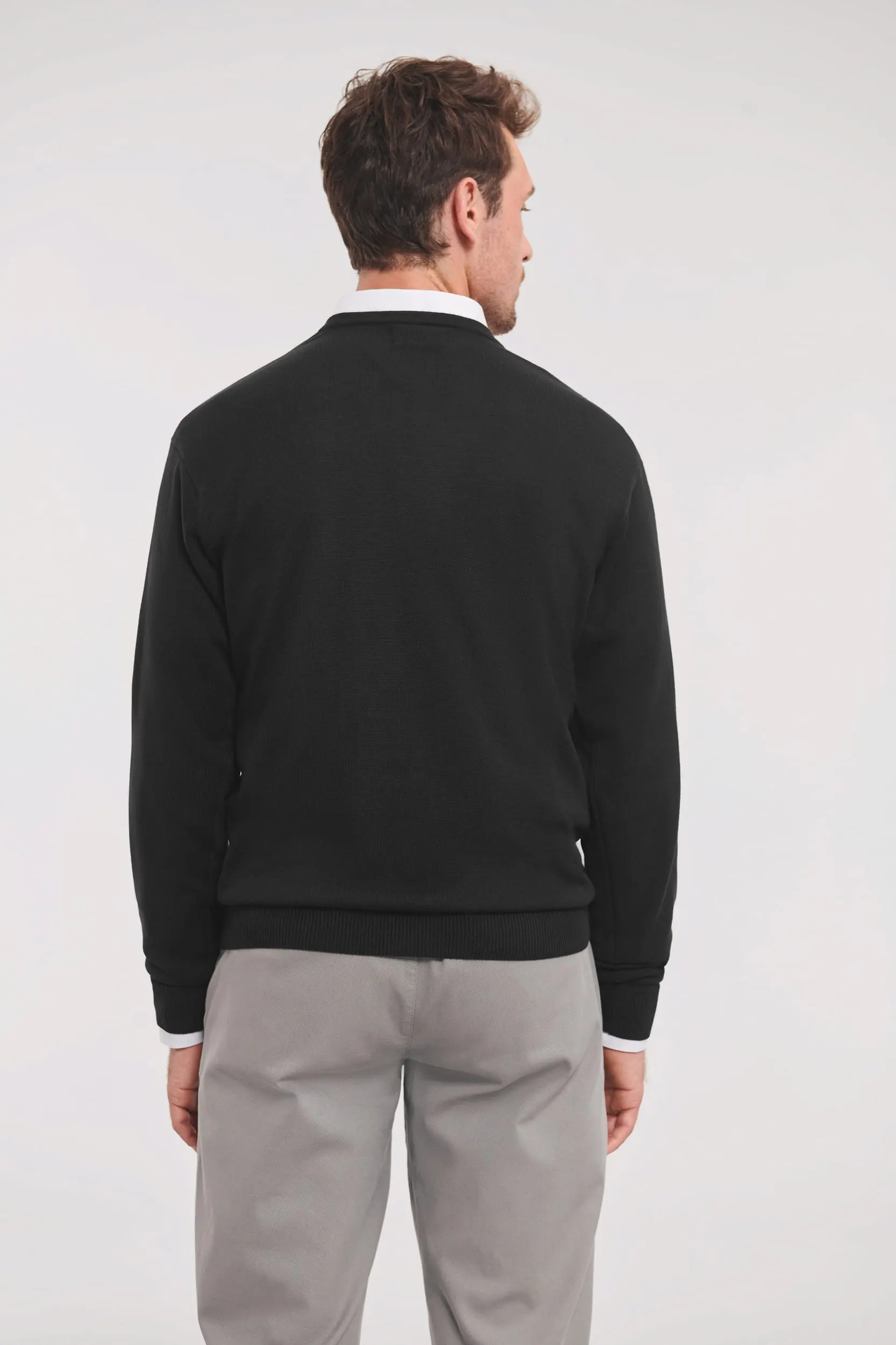 Jersey cuello de pico hombre