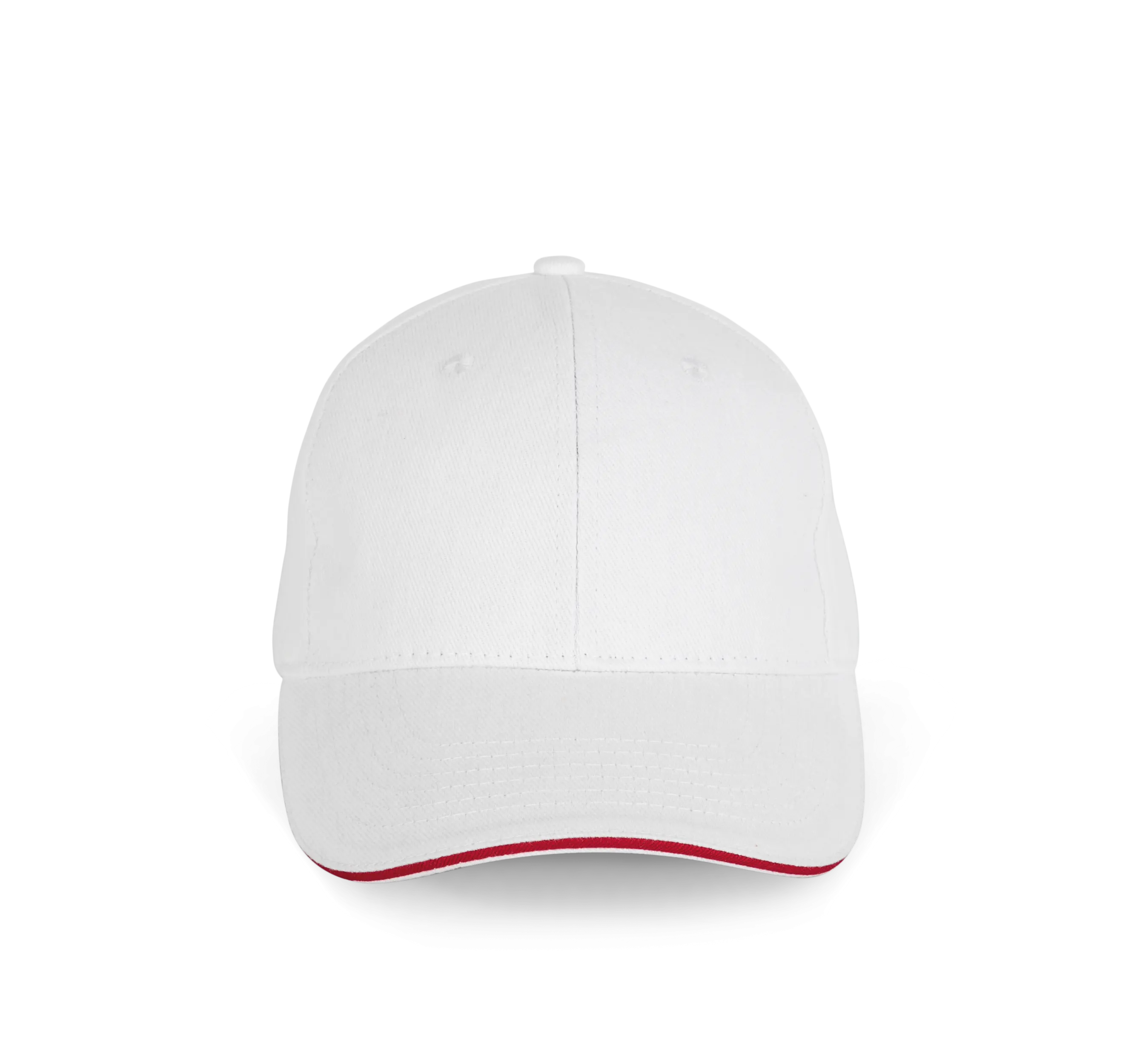 Gorra algodón orgánico con sándwich contrastado - 6 paneles