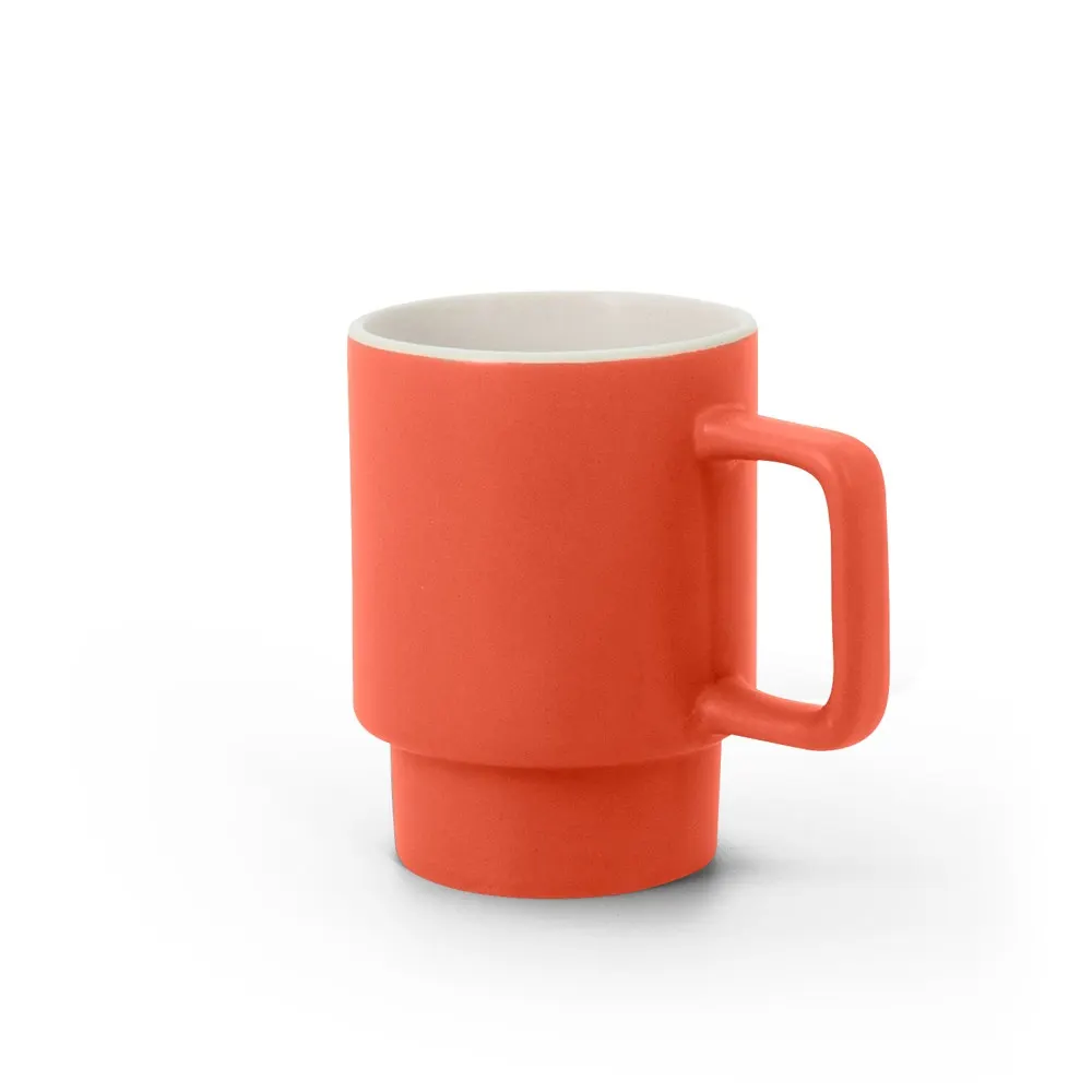 KUERTEN. Taza de cerámica con acabado mate, 330 mL
