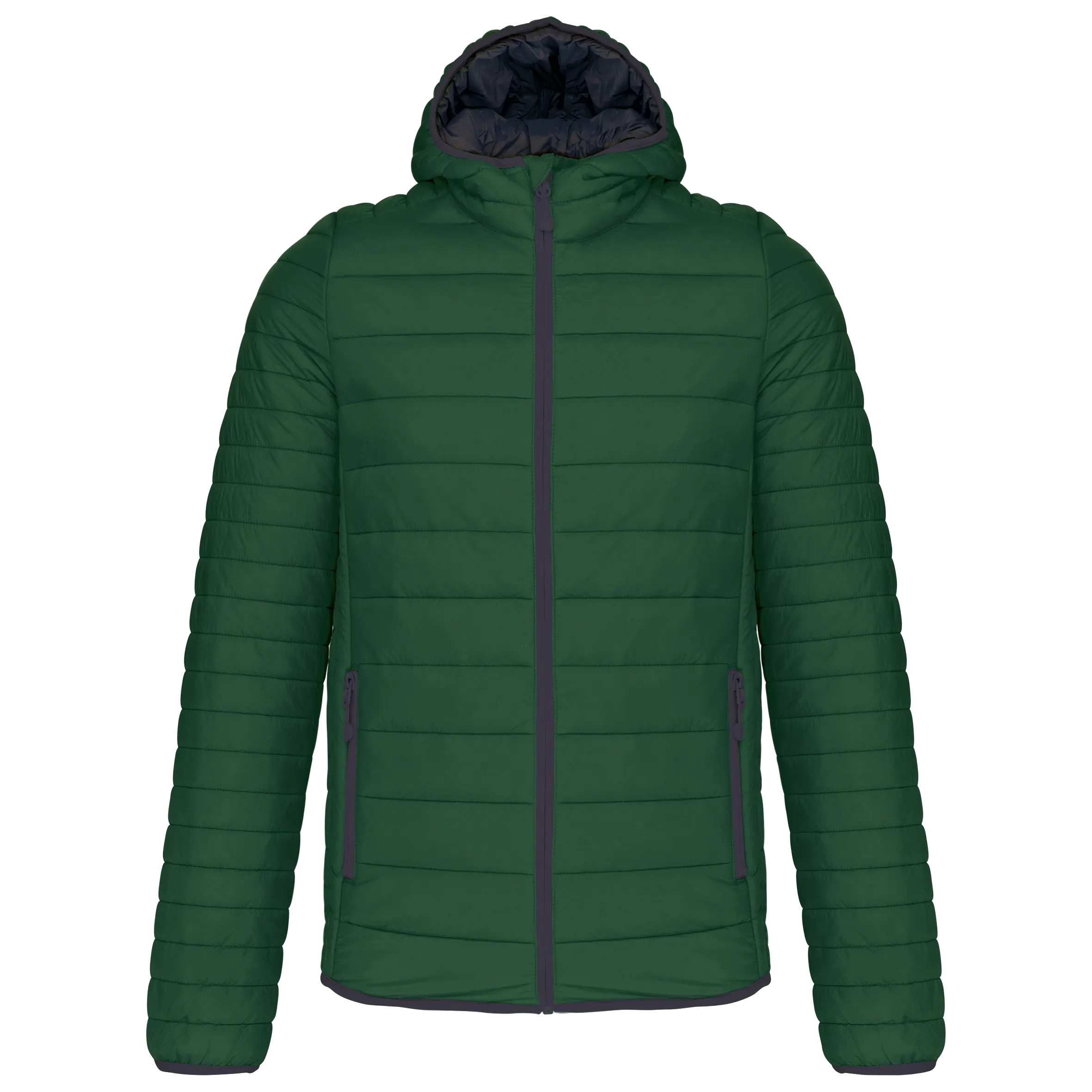Chaqueta acolchada y ligera con capucha hombre