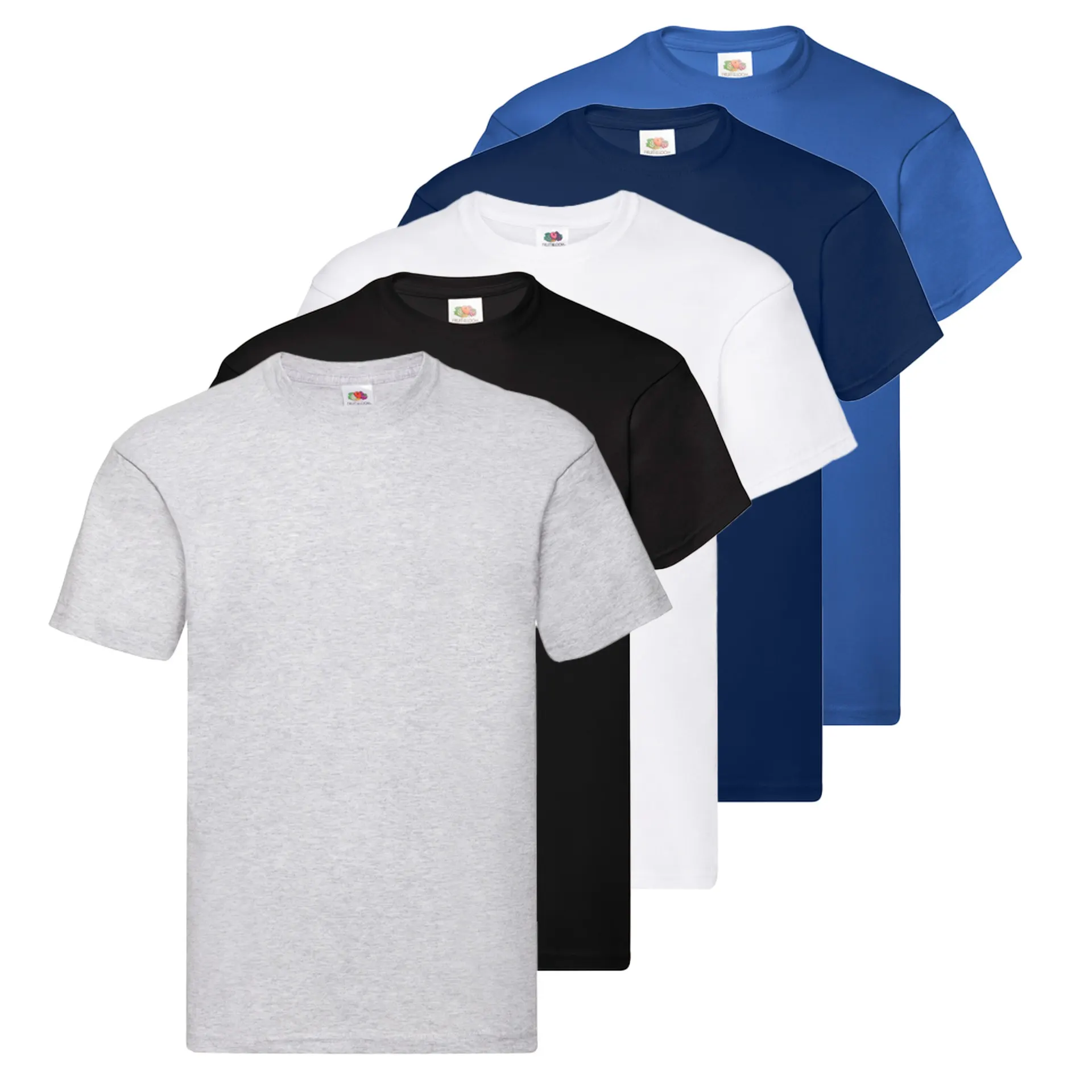 PACK DE 5 CAMISETAS FRUIT OF THE LOOM ORIGINAL T