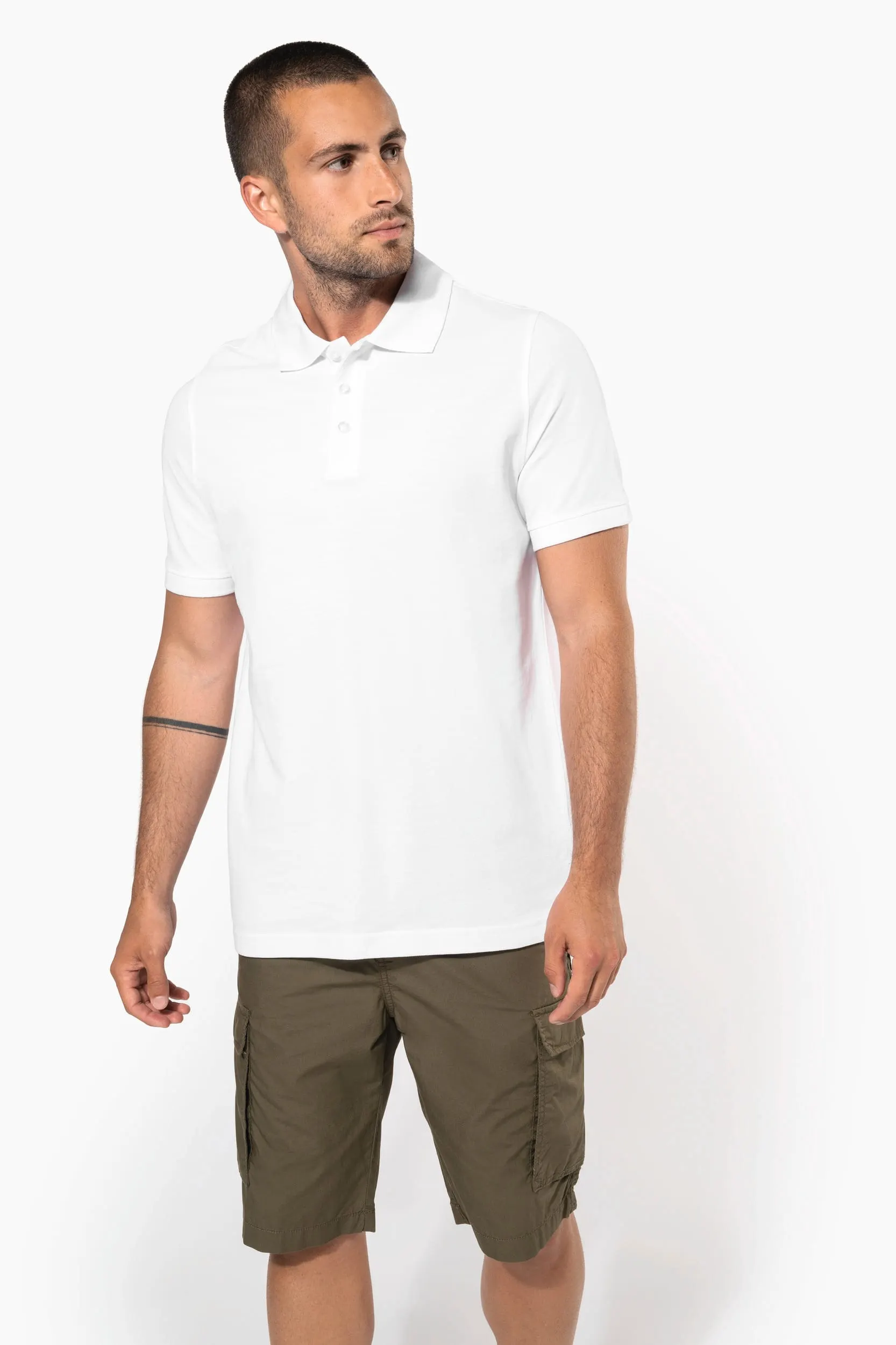 Bermuda ligera multibolsillos para hombre