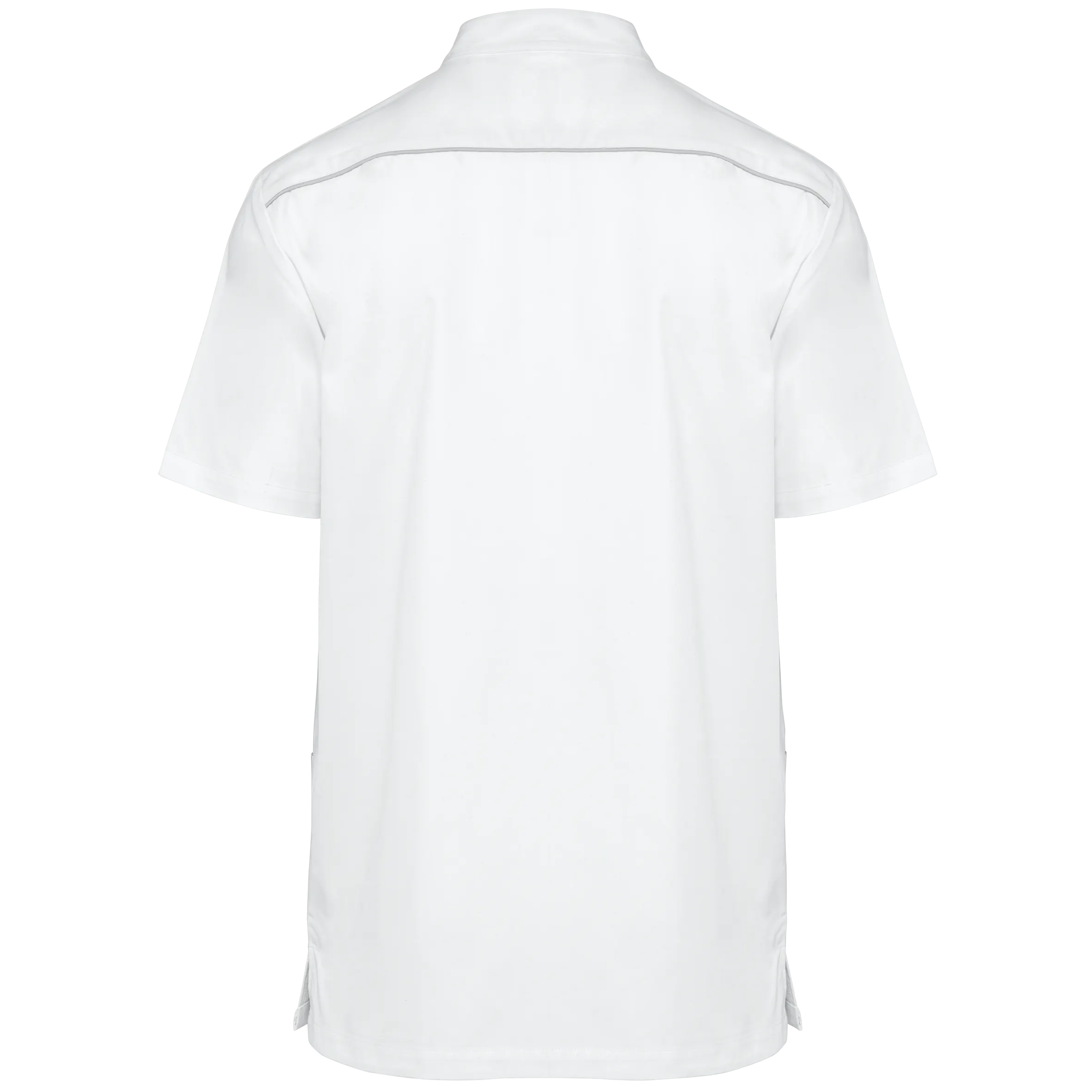 Blusa polialgodón con botones a presión hombre