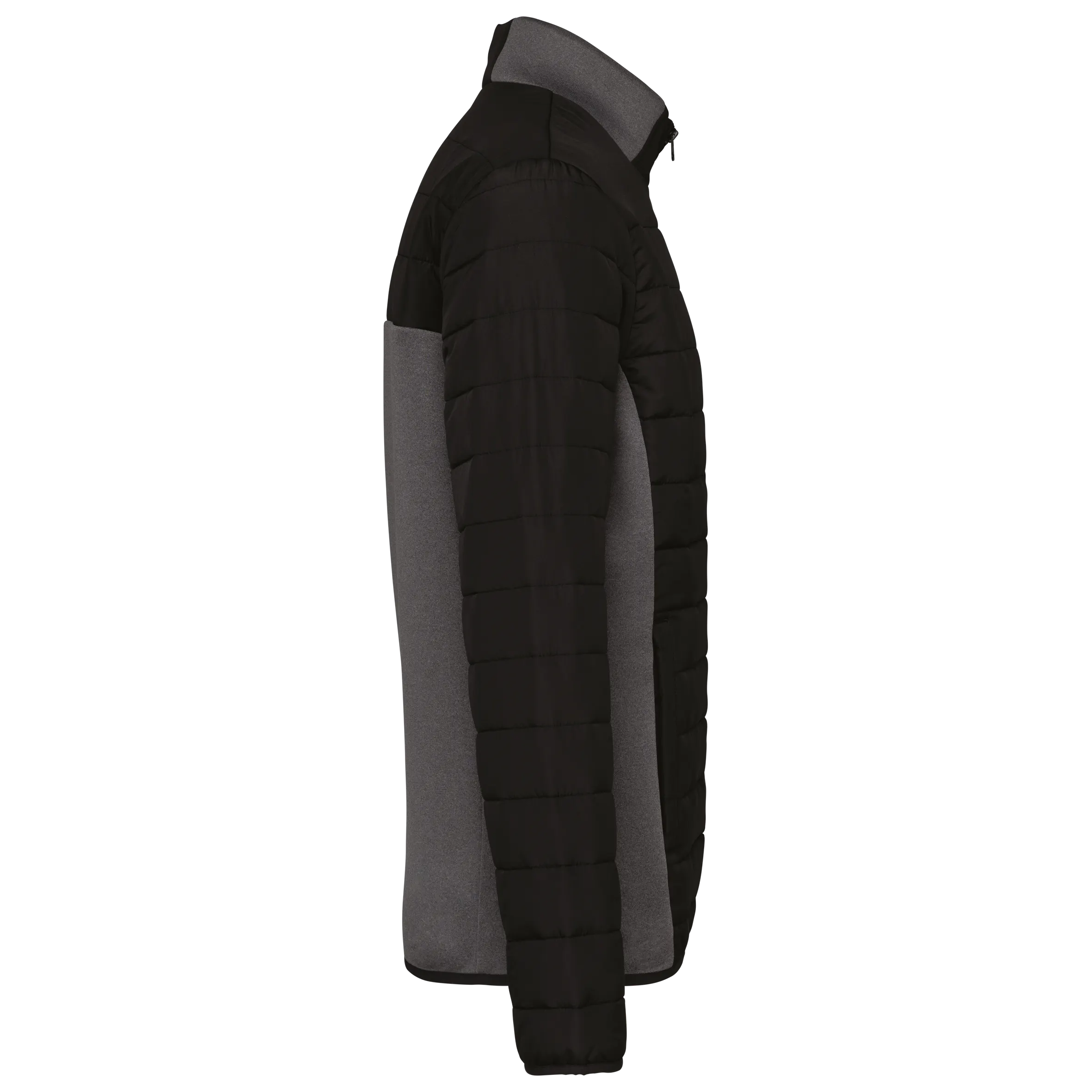 Chaqueta bimaterial hombre