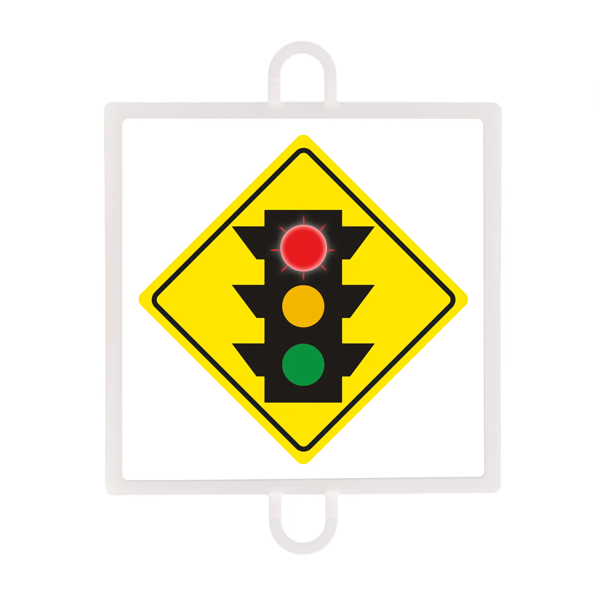 PANEL DE SEÑALIZACIÓN TRÁFICO DE ADVERTENCIA Nº 1 (SEMÁFORO ROJO)
