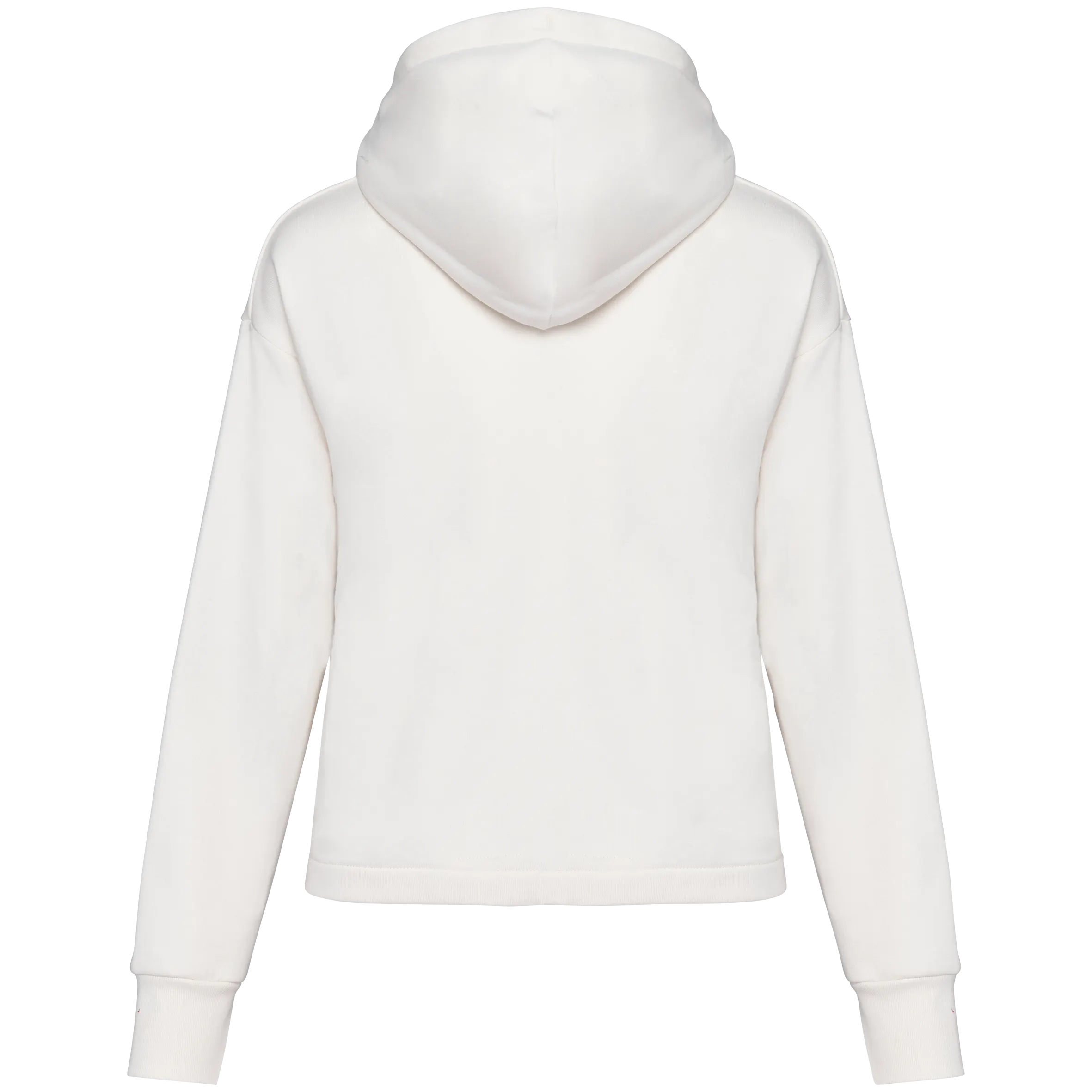 Sudadera ecorresponsable con cremallera y capucha French Terry mujer