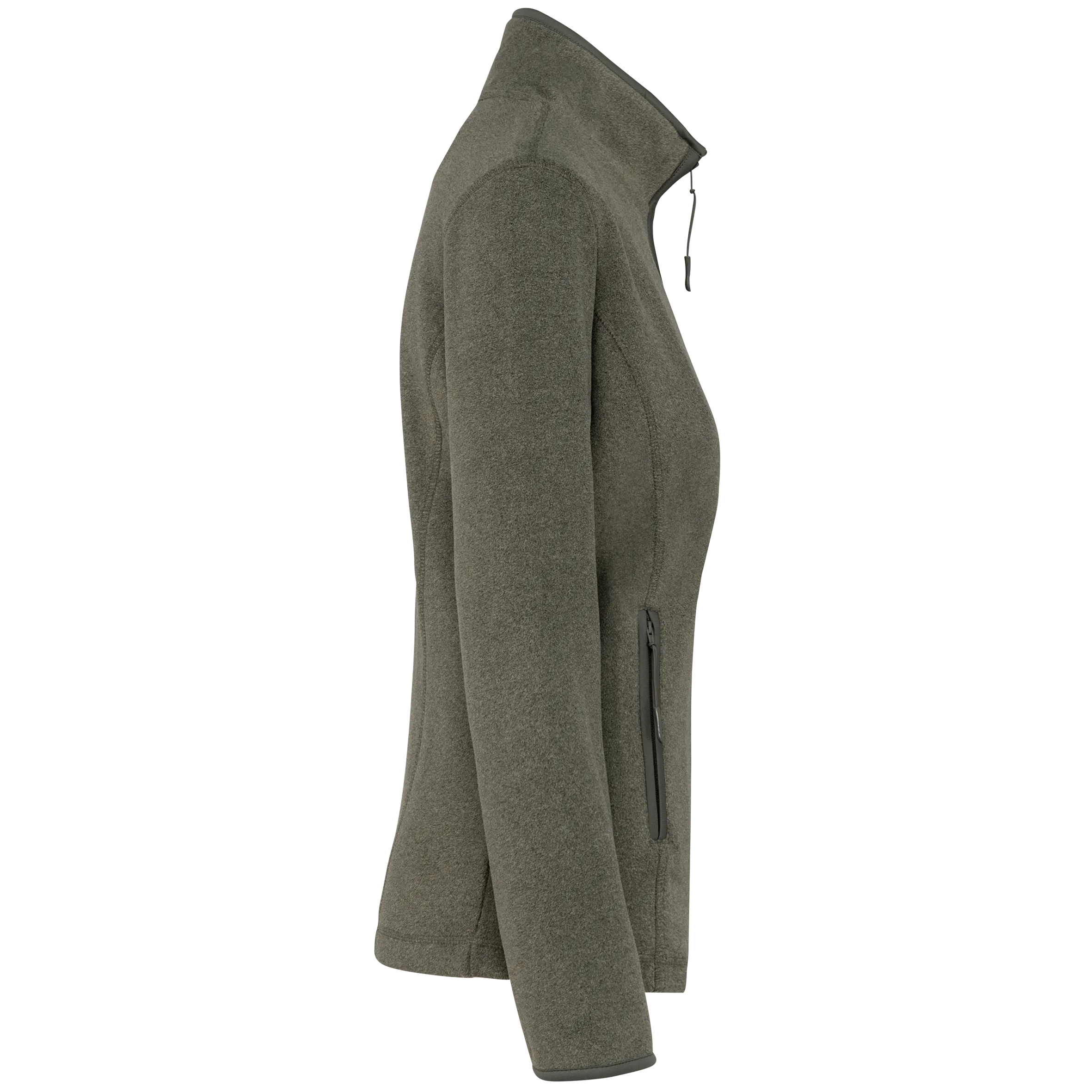 Chaqueta micropolar con cremallera mujer
