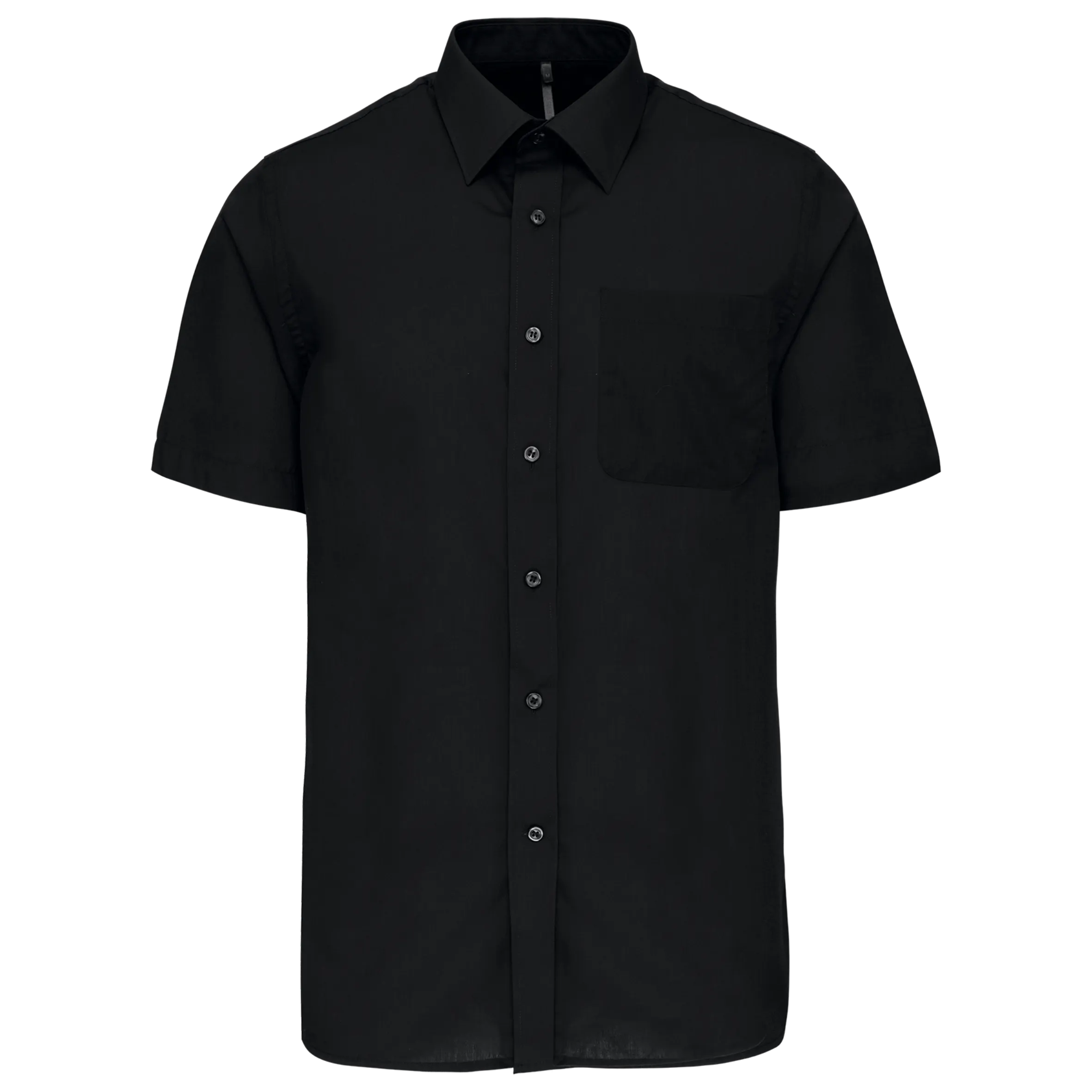 Camisa popelina de polialgodón manga corta de fácil cuidado hombre