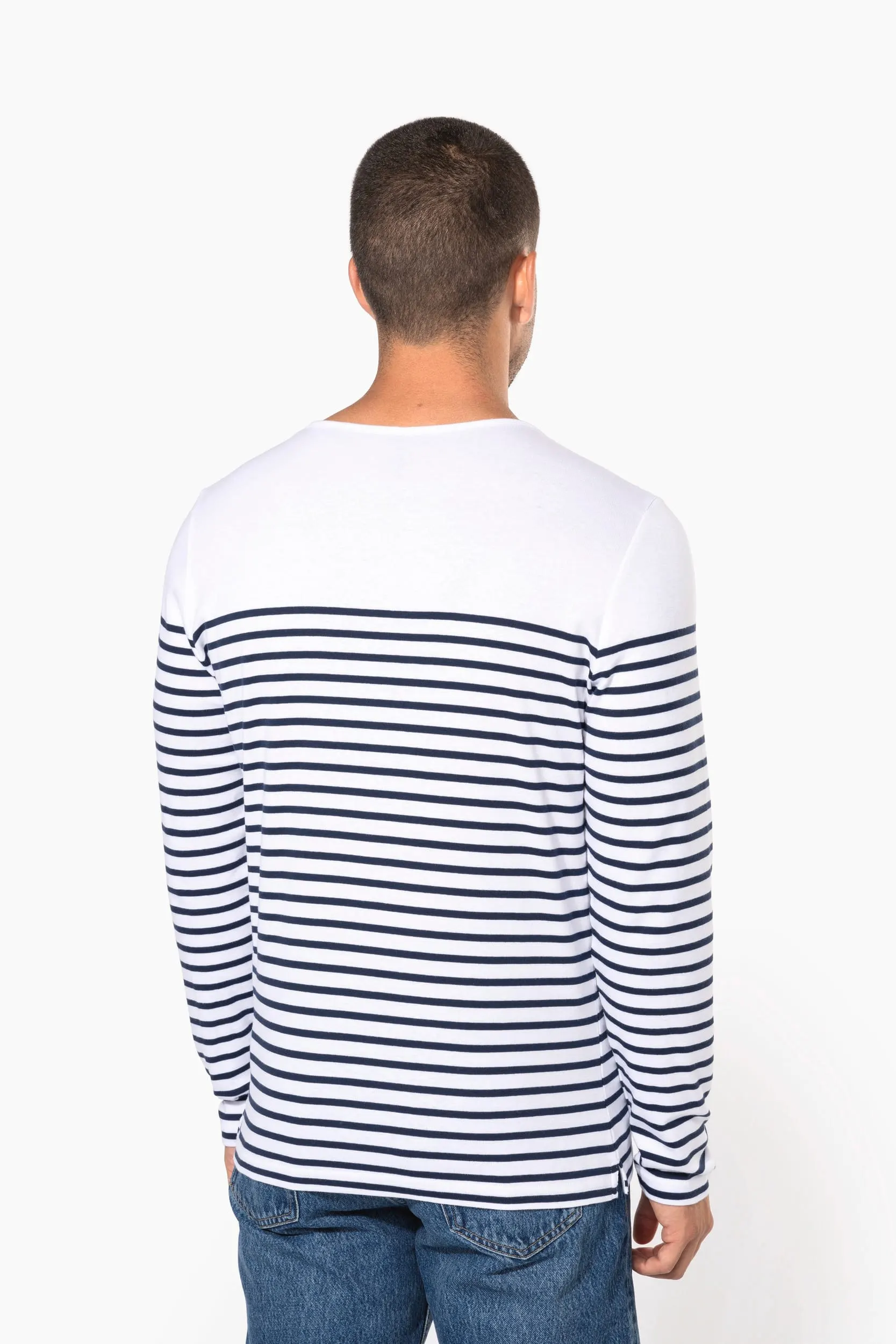 Camiseta marinera de manga larga de hombre