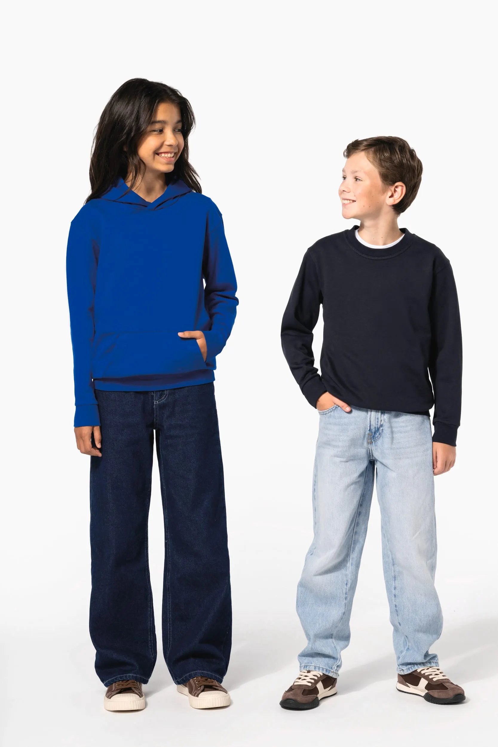 Sudadera reciclada con capucha infantil