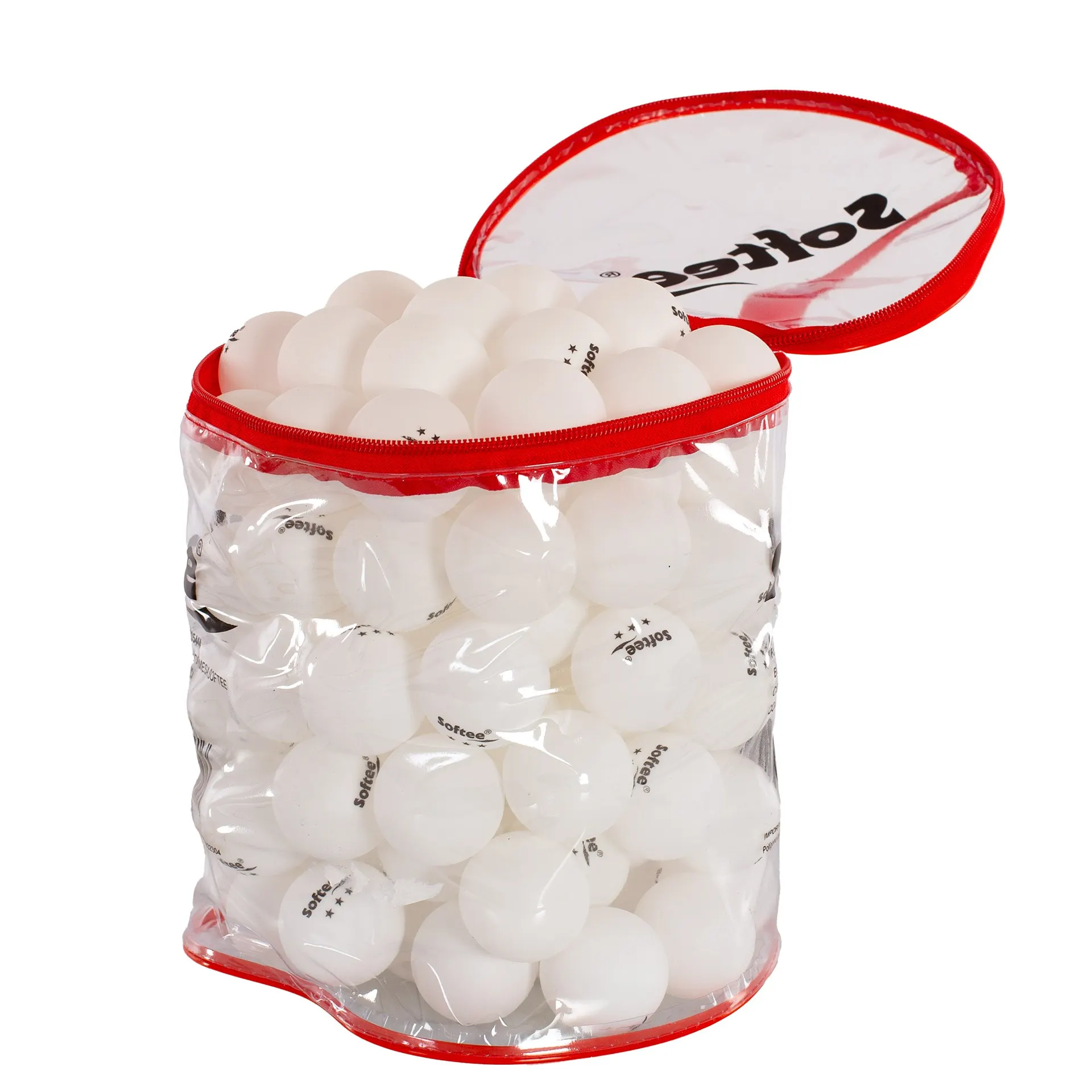 BOLSA 100 PELOTAS PP TENIS DE MESA SOFTEE