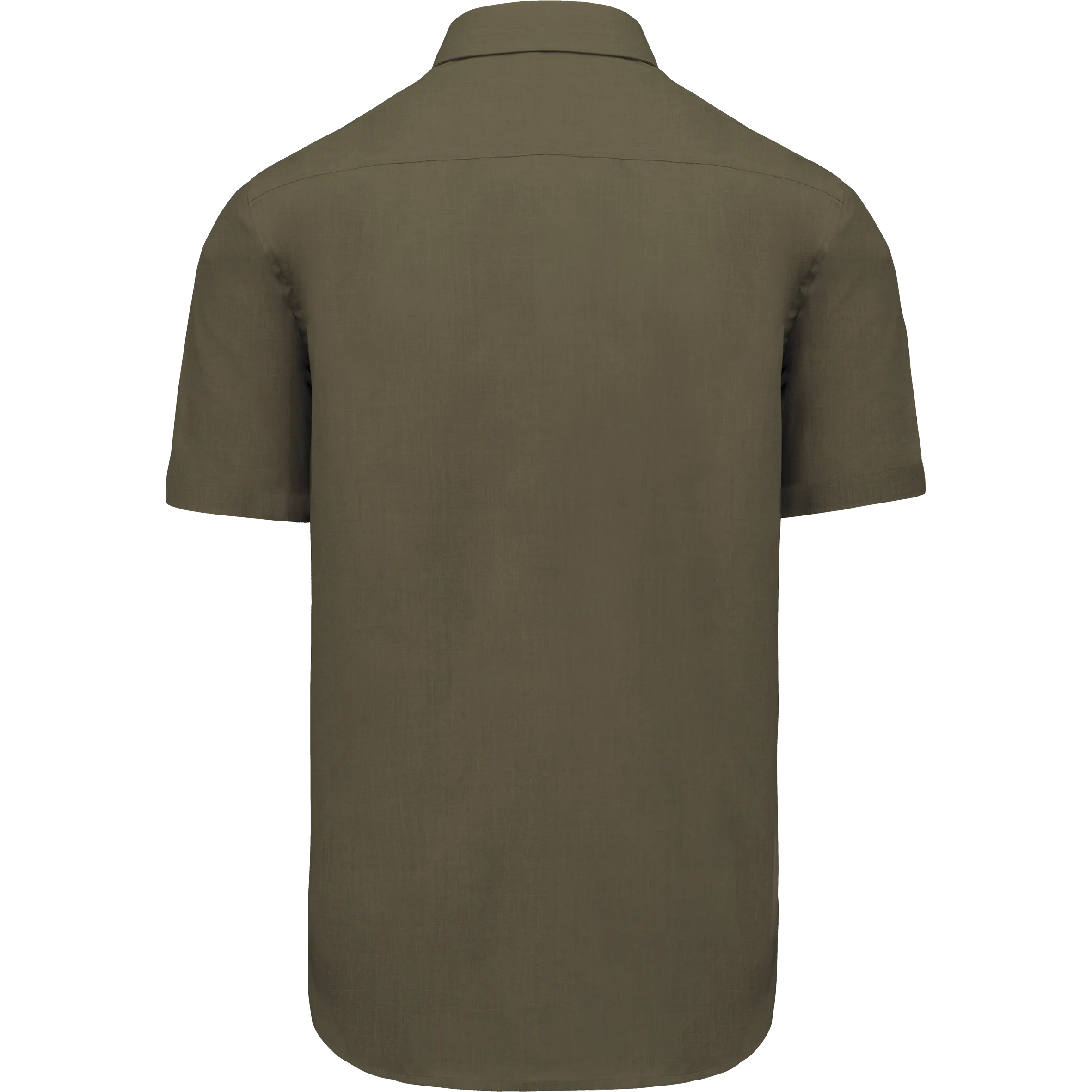 Camisa popelina de polialgodón manga corta de fácil cuidado hombre