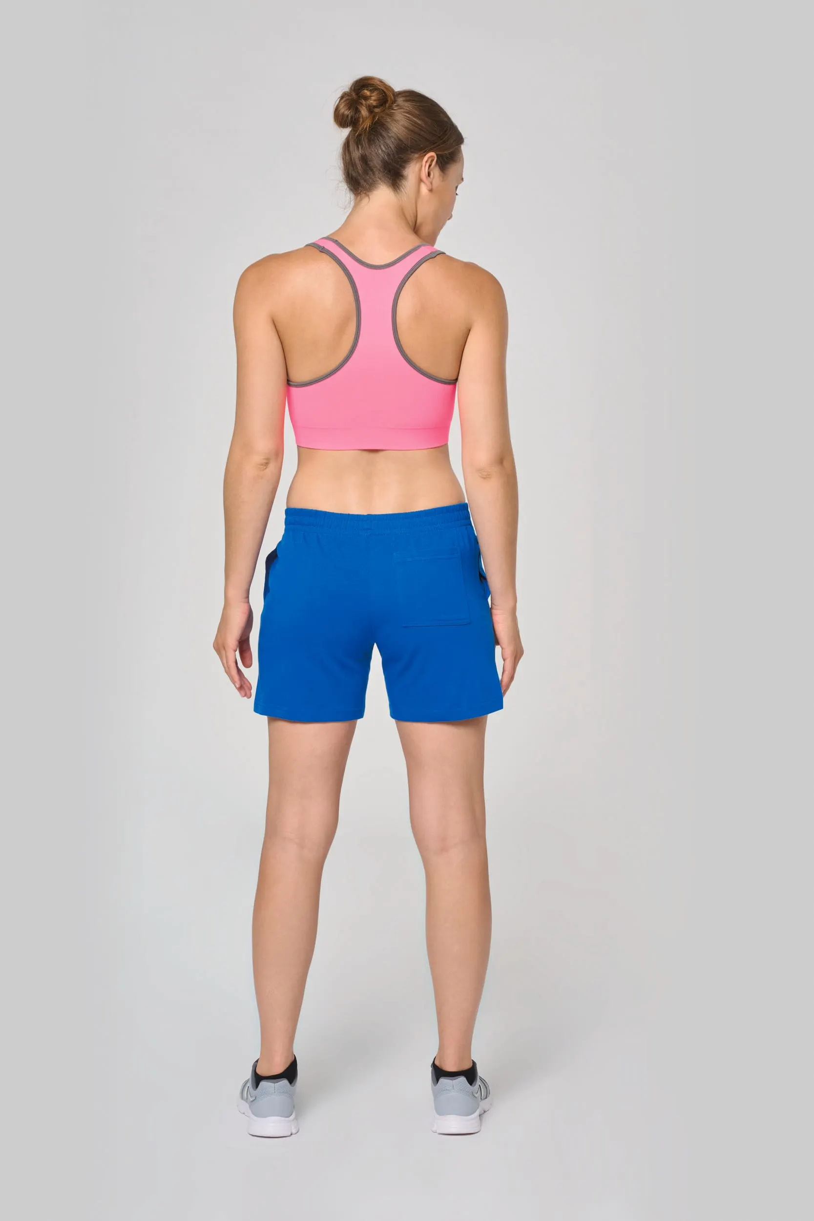 Short de punto jersey deportivo mujer