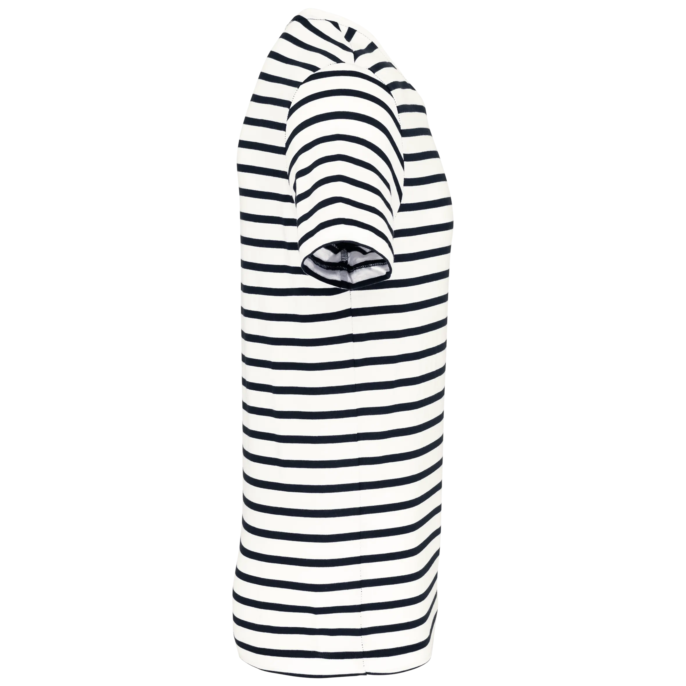Camiseta Marinera a rayas con bolsillo manga corta