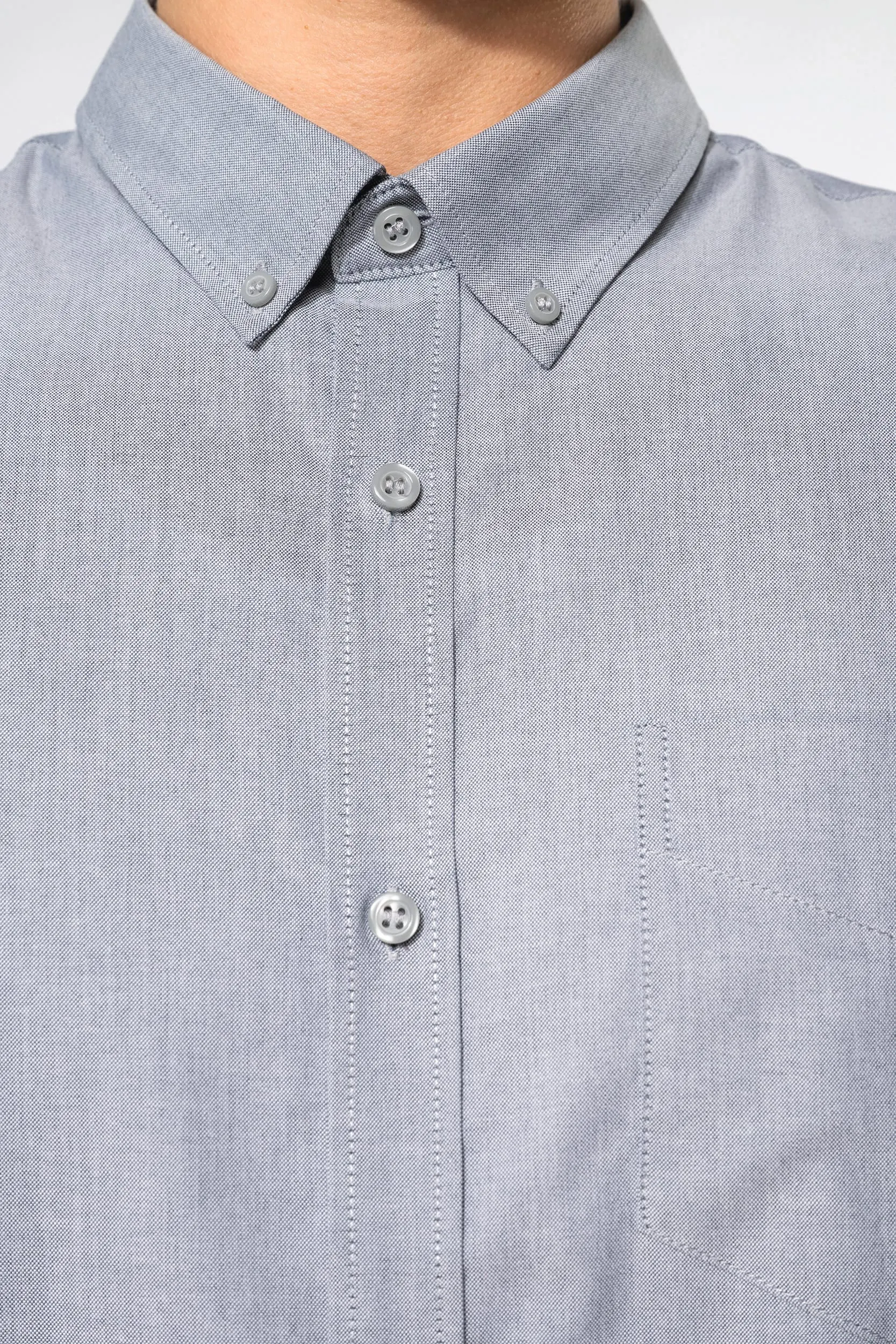Camisa oxford manga corta hombre