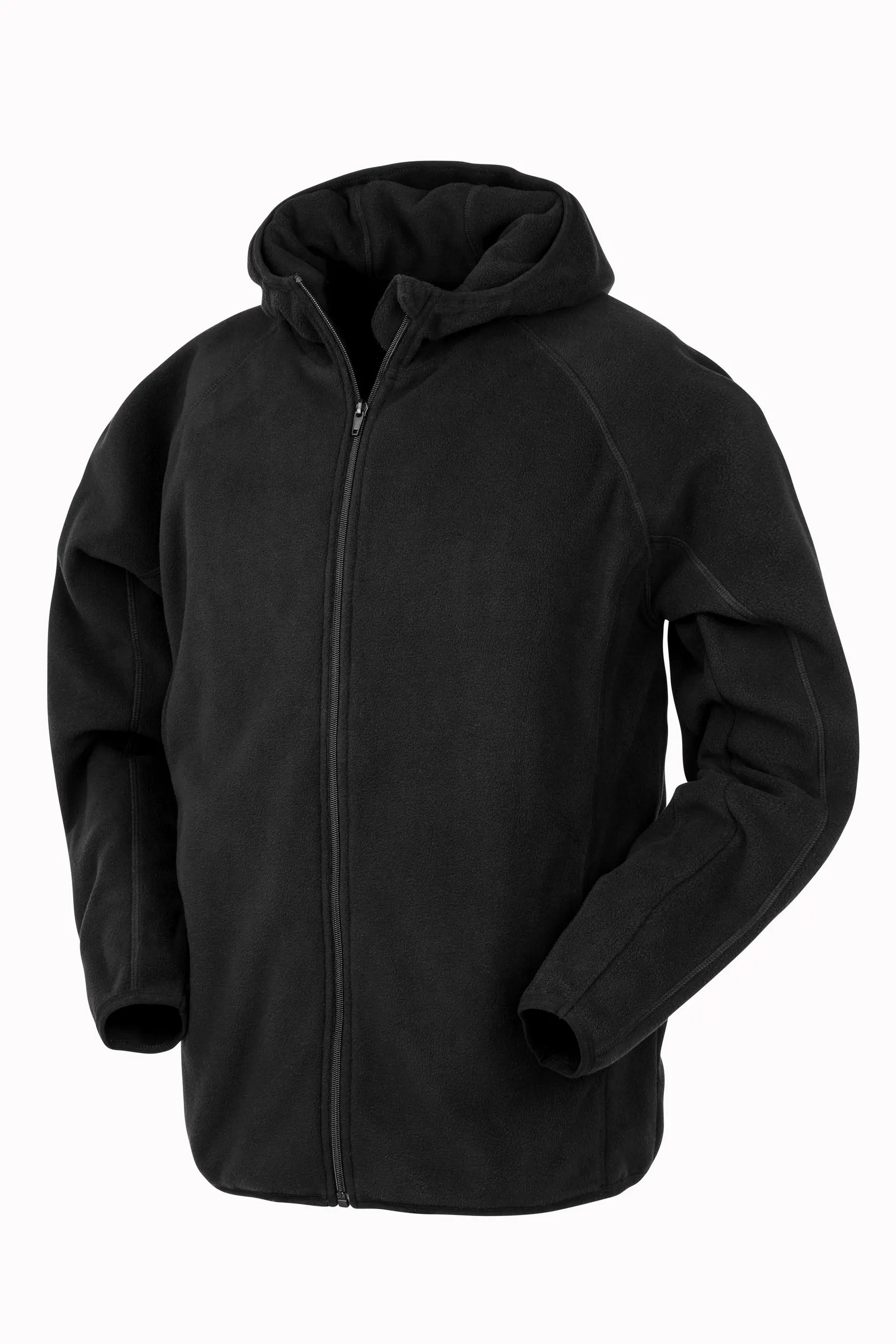 Chaqueta capucha micropolar - Material reciclado