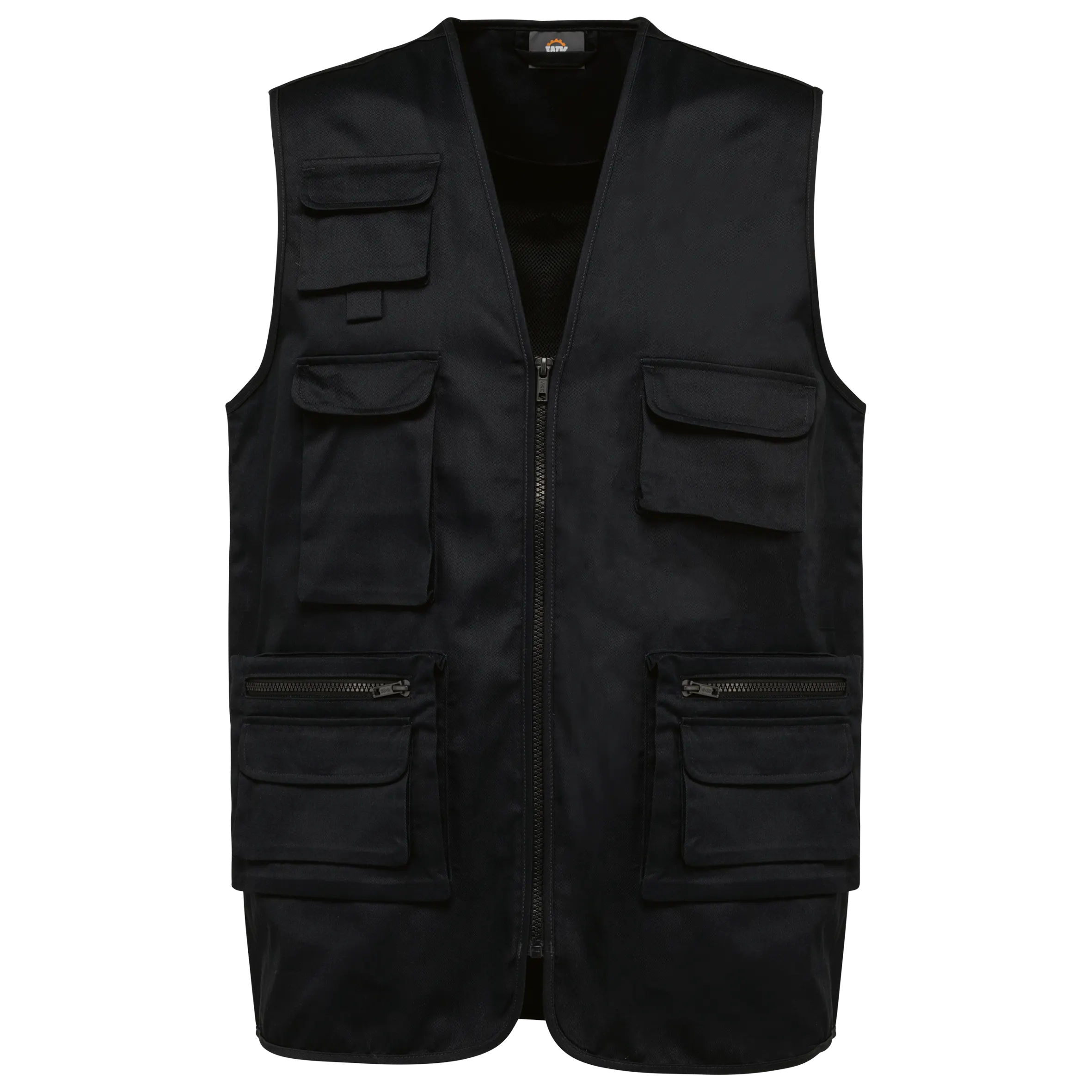 Chaleco polialgodón multibolsillos con forro  - Unisex