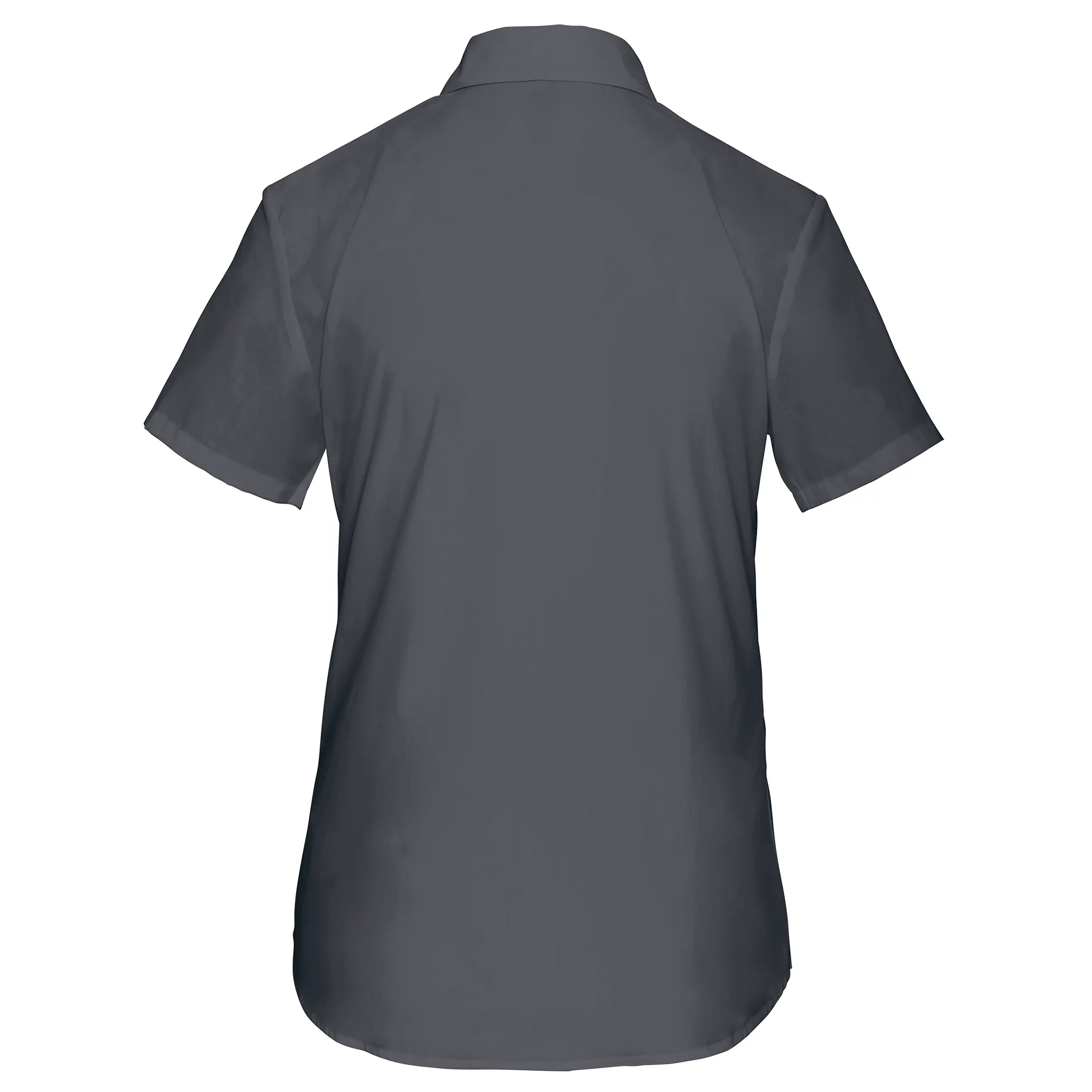 Camisa popelina de polialgodón manga corta de fácil cuidado mujer