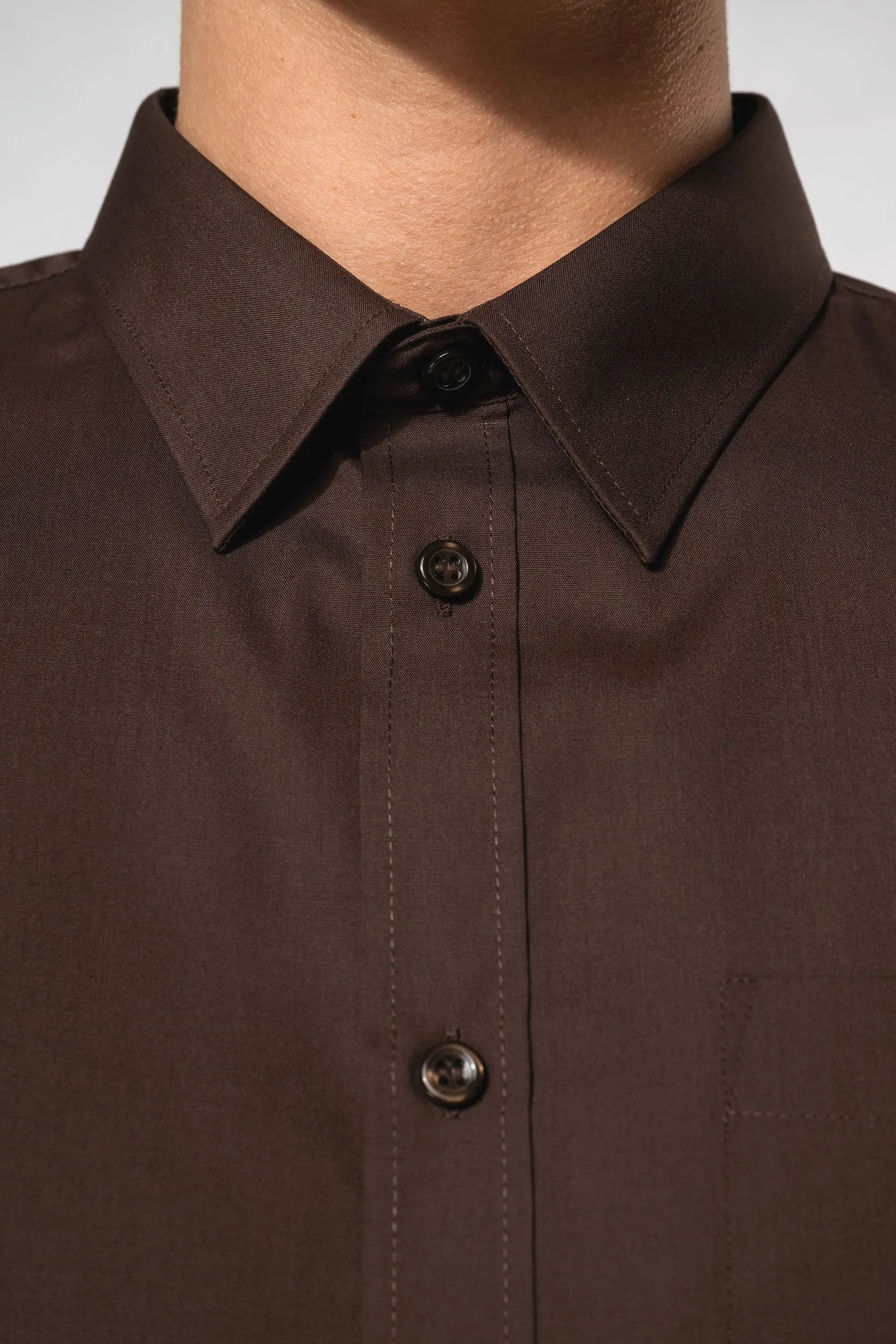 Camisa popelina de polialgodón de fácil cuidado hombre