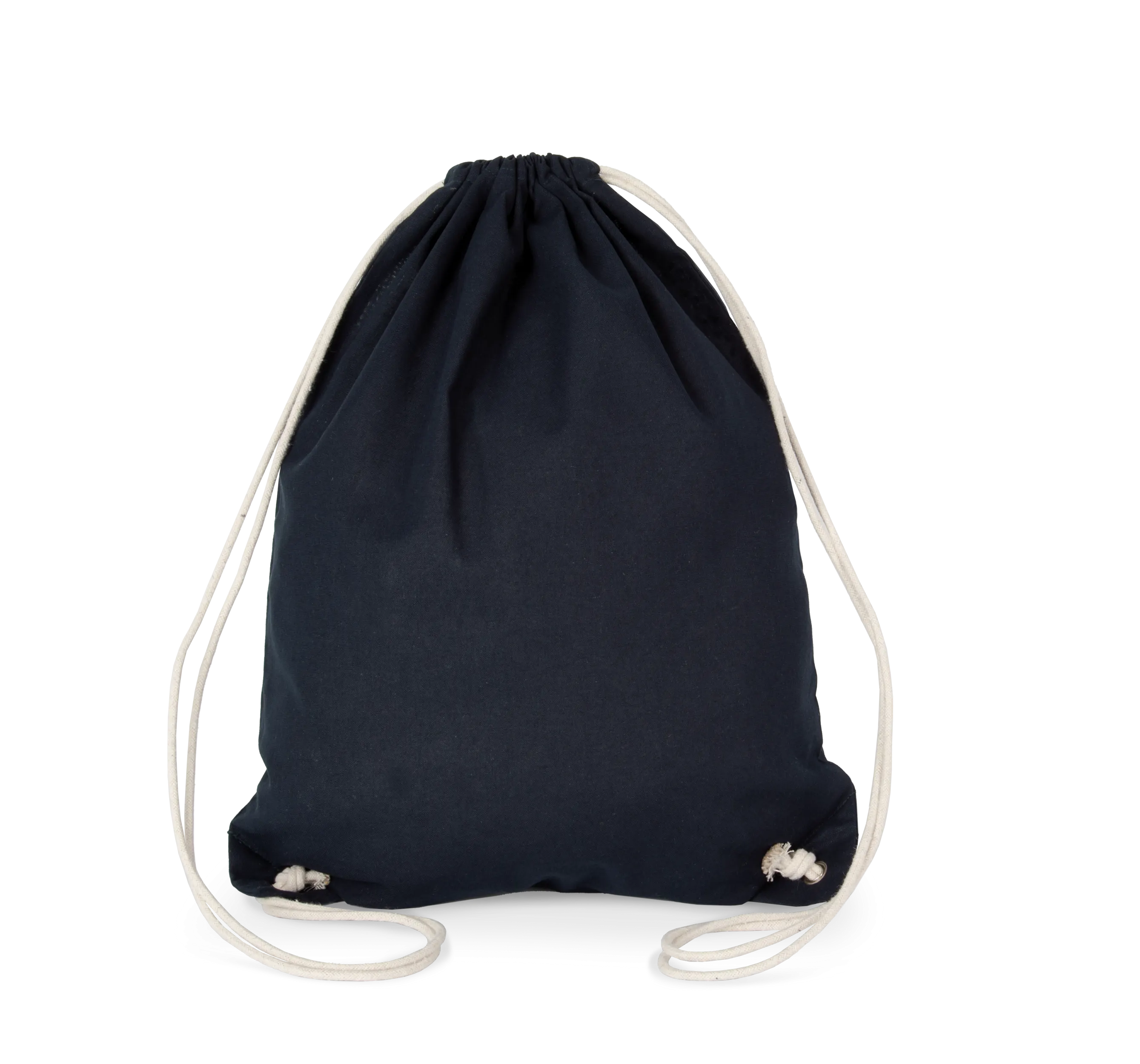 Mochila de algodón con cordones