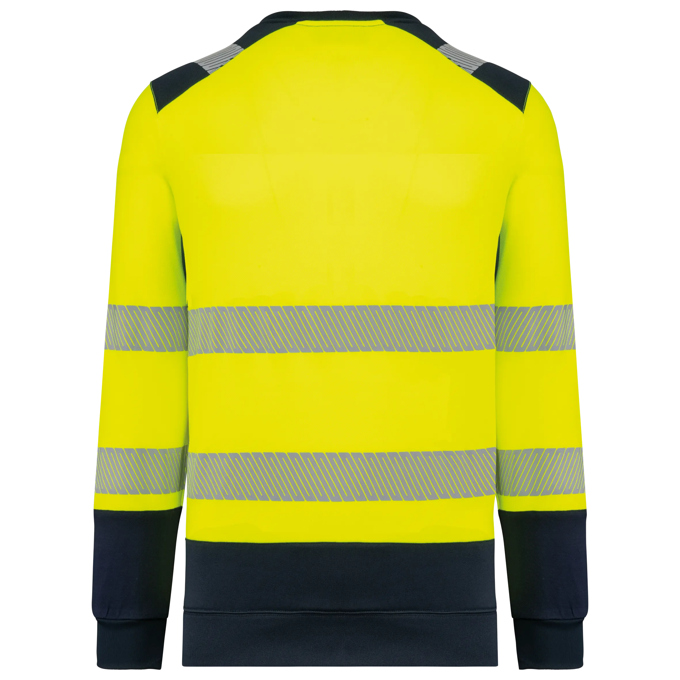 Sudadera de seguridad reciclada cuello redondo unisex