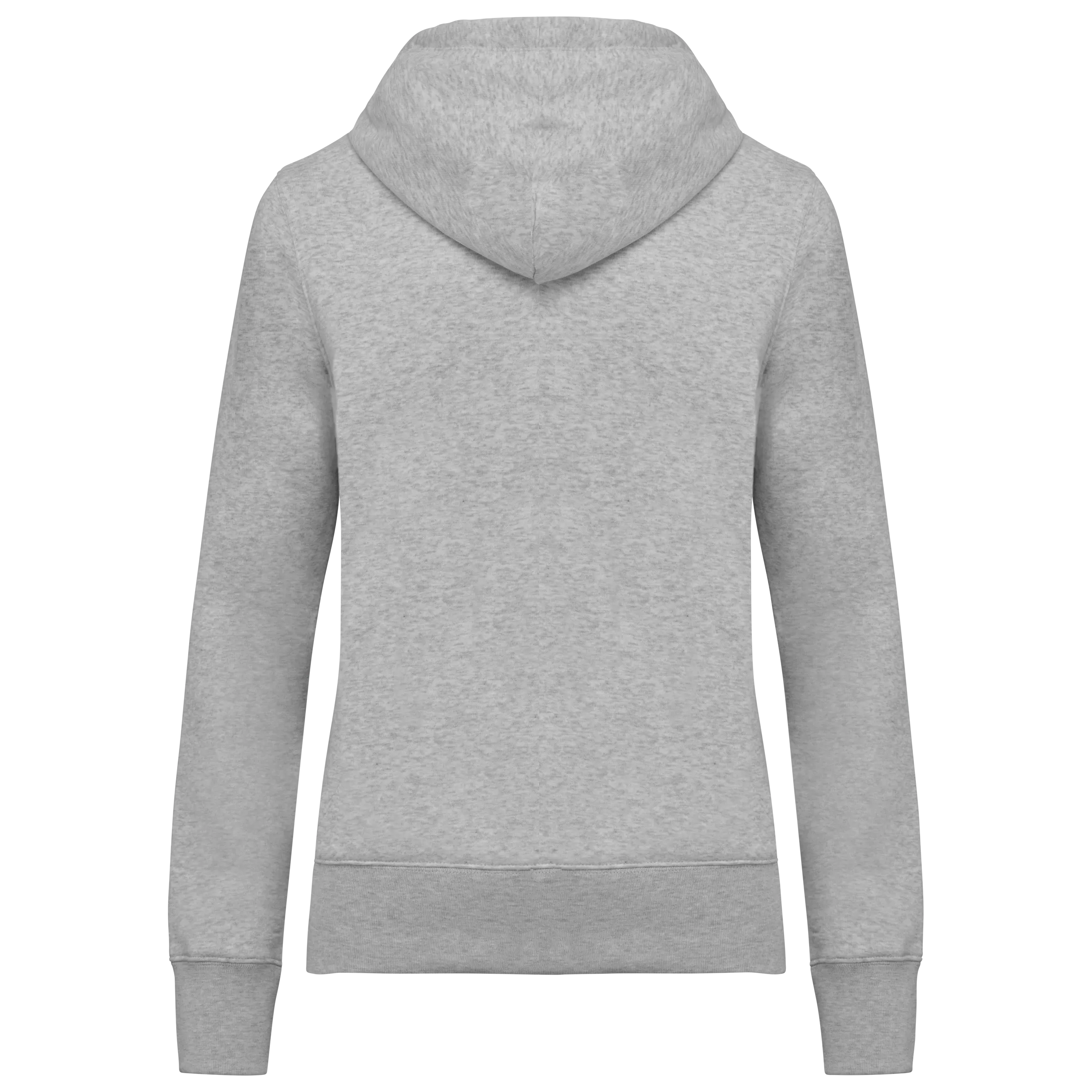 Sudadera con capucha y cremallera ecorresponsable mujer