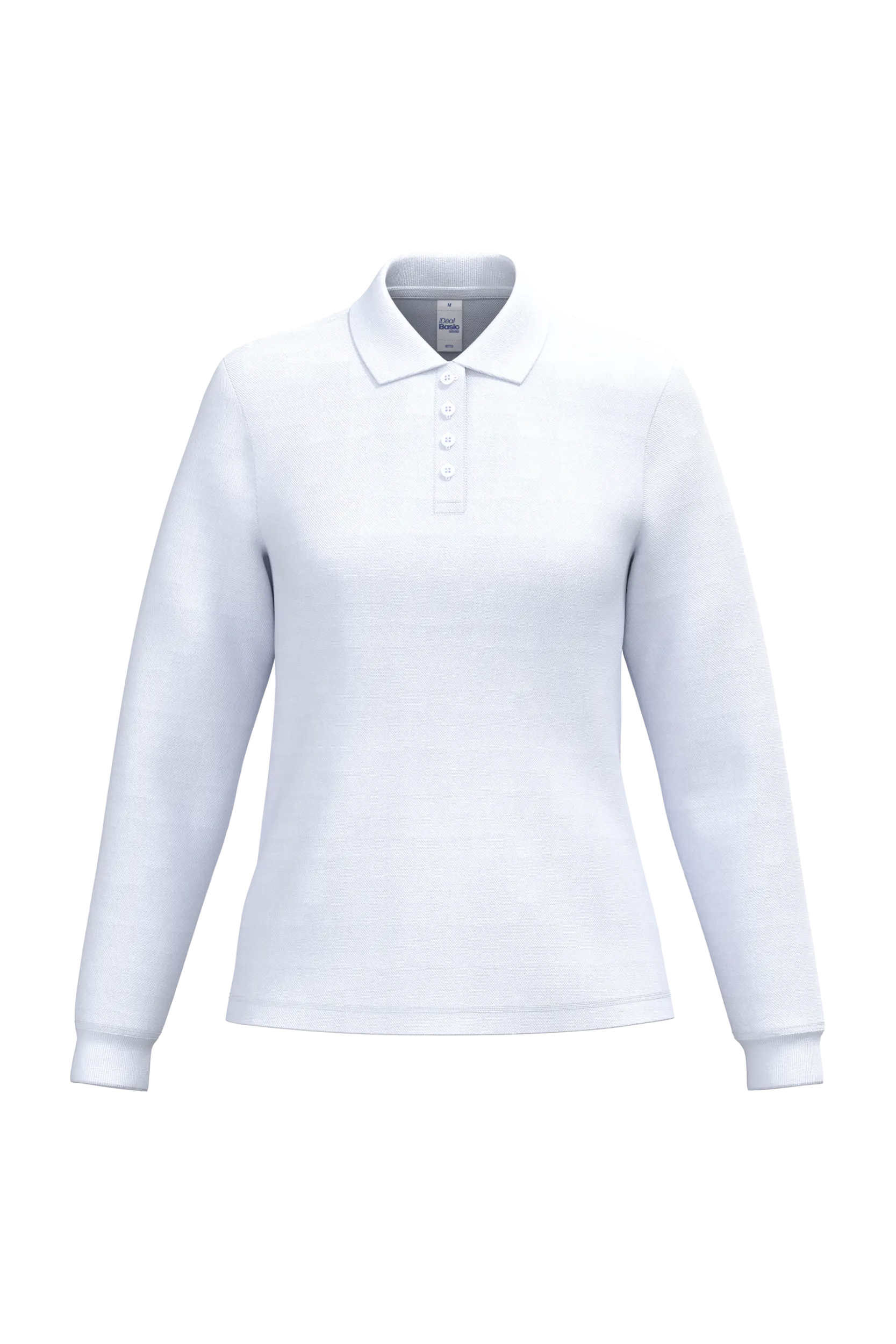 Polo punto piqué LSL mujer