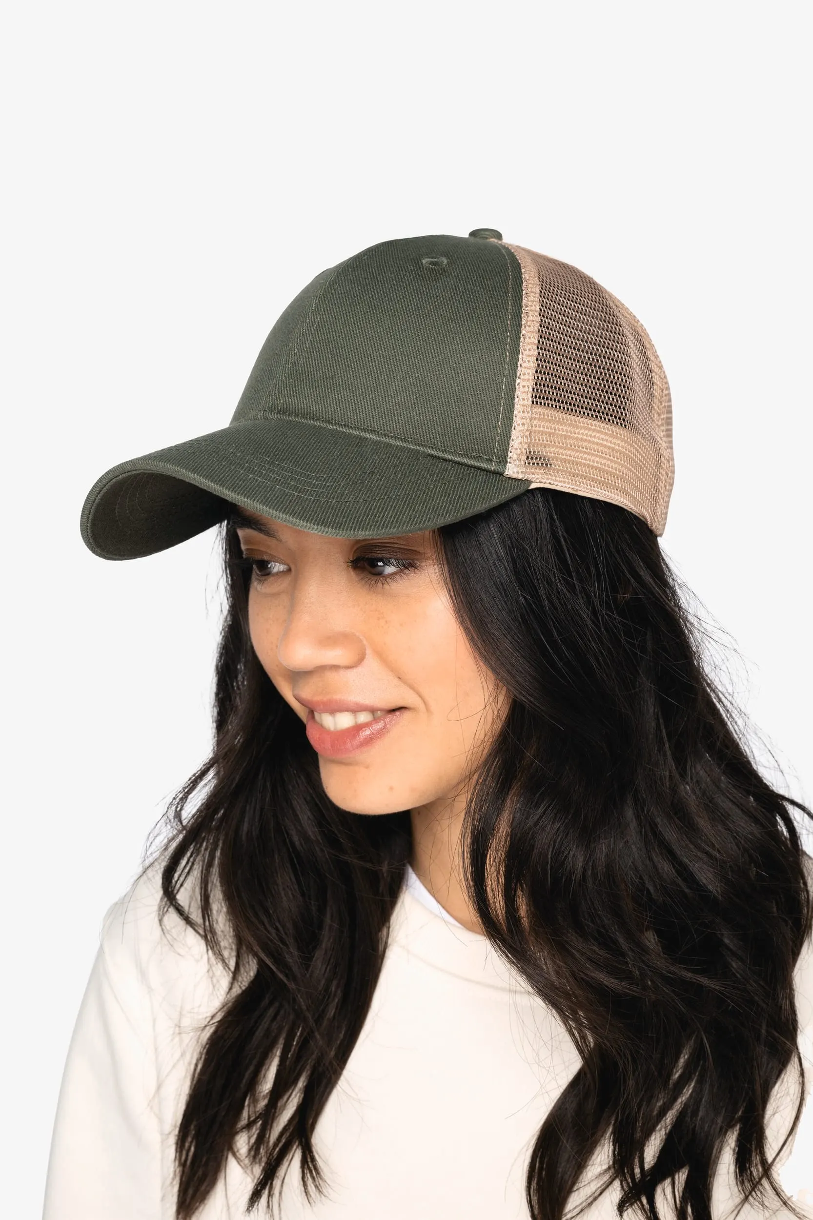 Gorra trucker ecorresponsable 6 paneles unisex