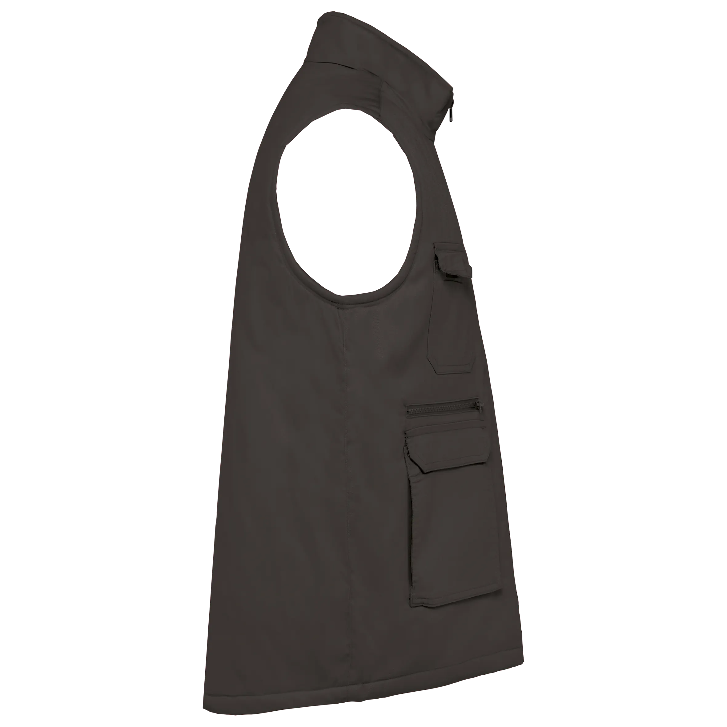 Chaleco polialgodón multibolsillos acolchado - Unisex