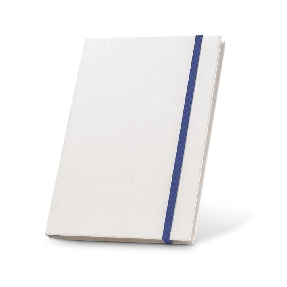 MILKY. Libreta A5 con tapa rígida en papel 100 % reciclado