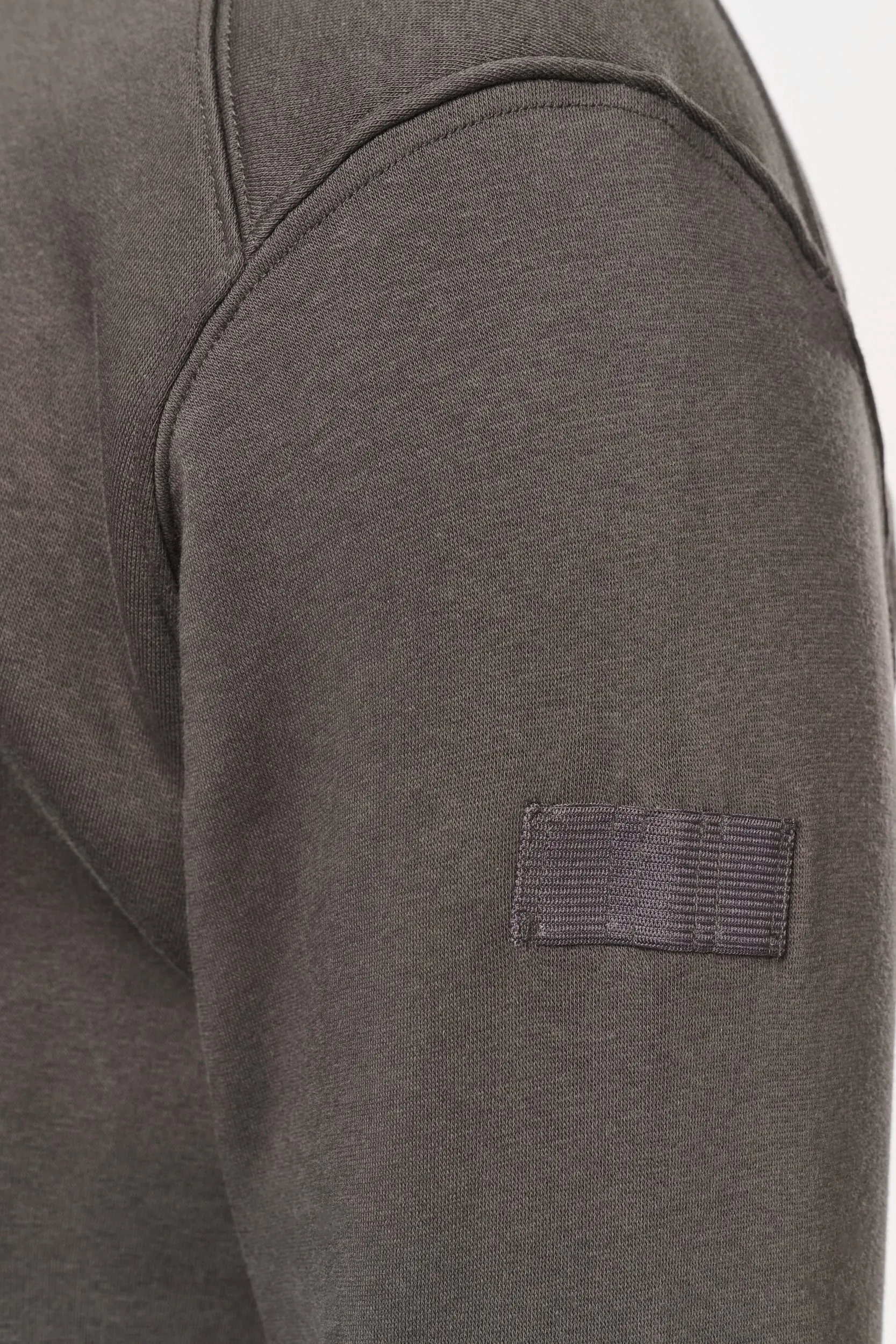 Sudadera cuello polo