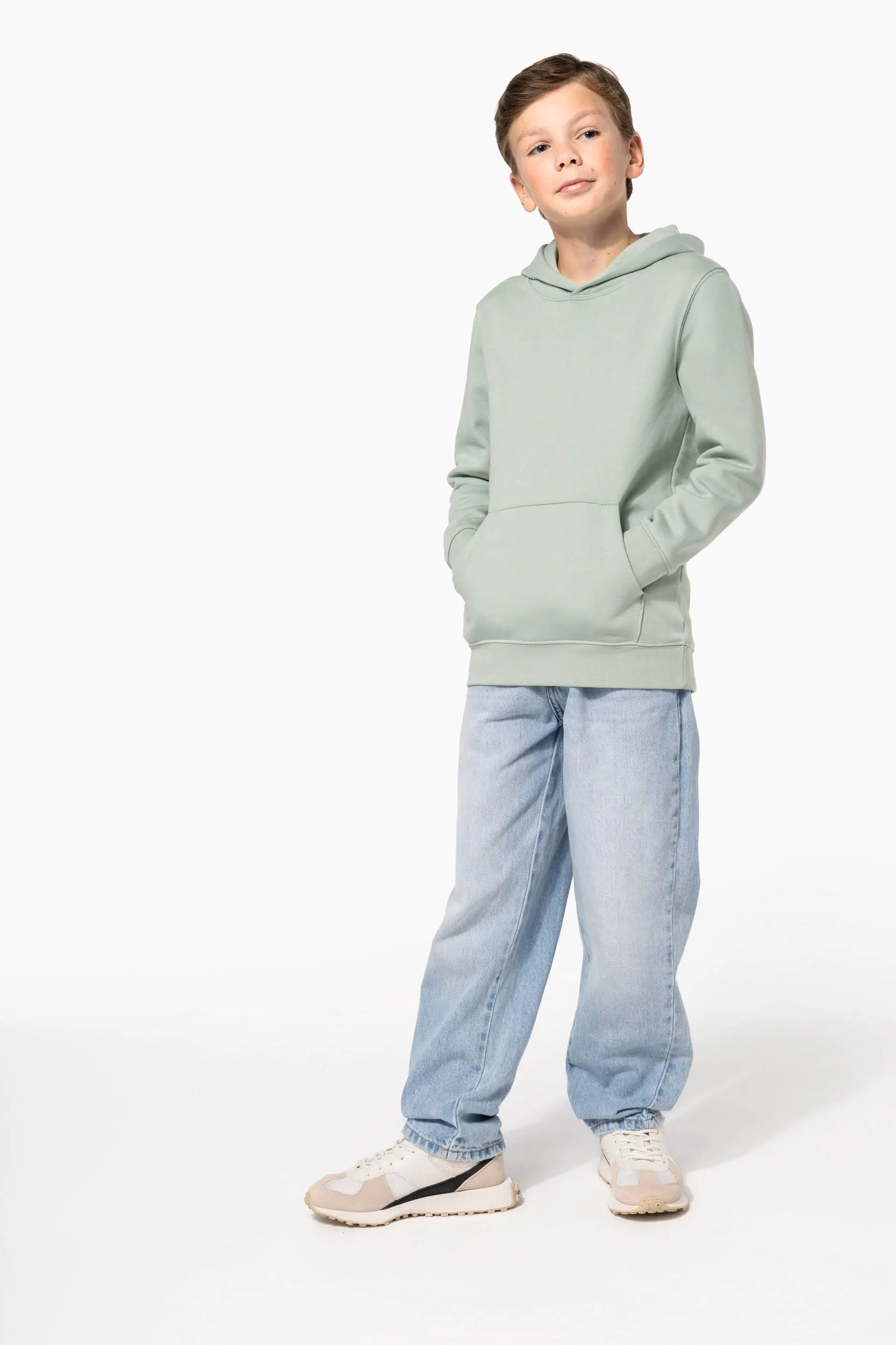 Sudadera capucha ecorresponsable niños