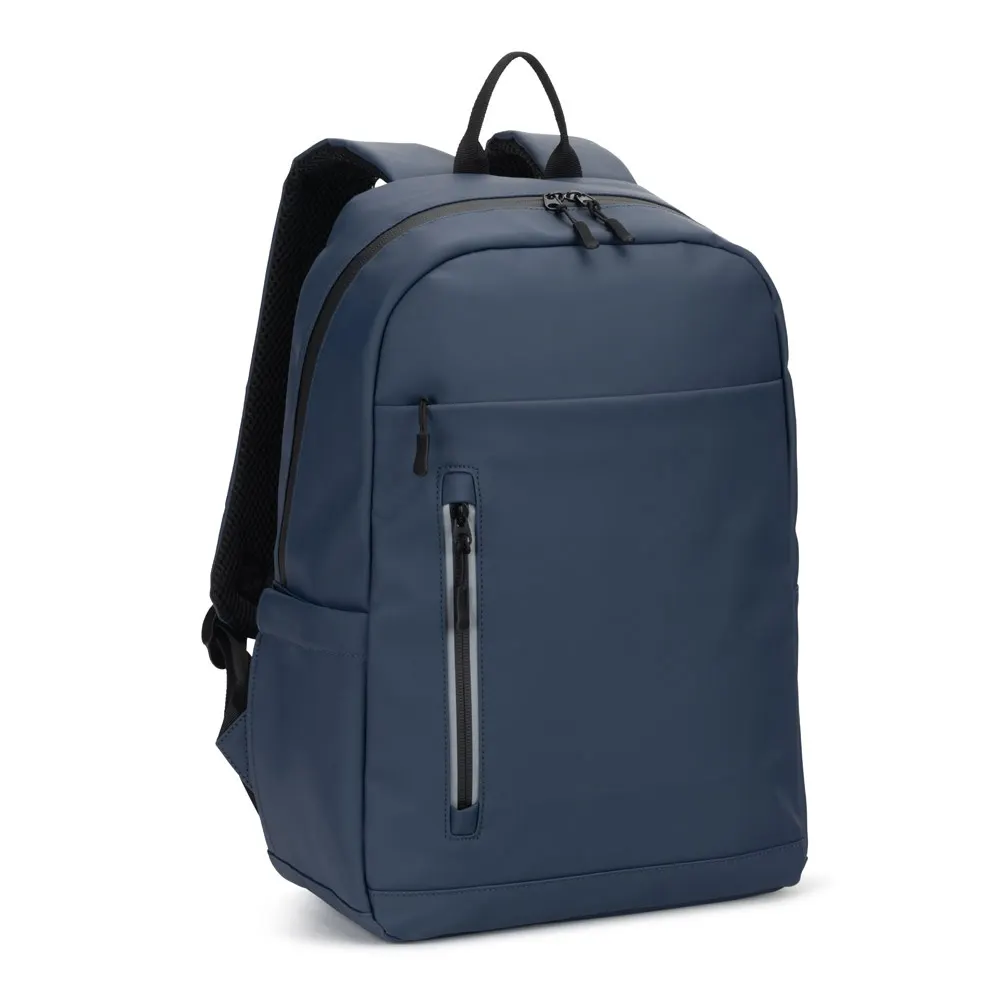NOUMEA. Mochila para portátil de PU (16"), con cremalleras resistentes al agua
