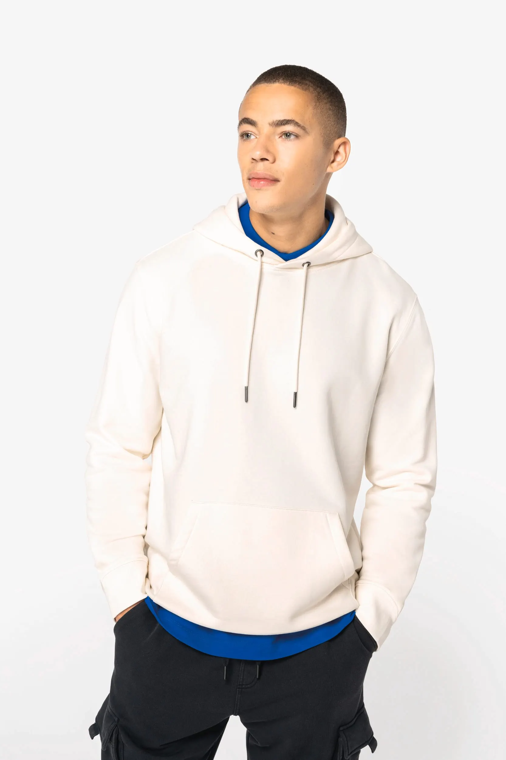 Sudadera ecorresponsable con capucha unisex