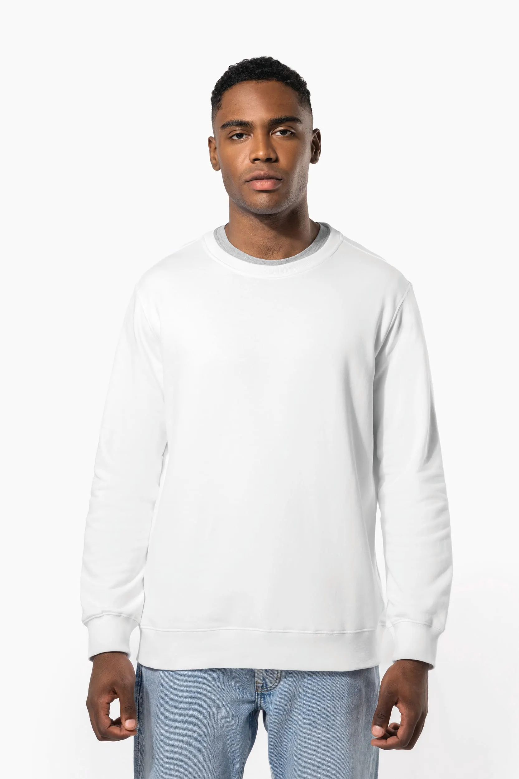 Sudadera cuello redondo 80/20 unisex