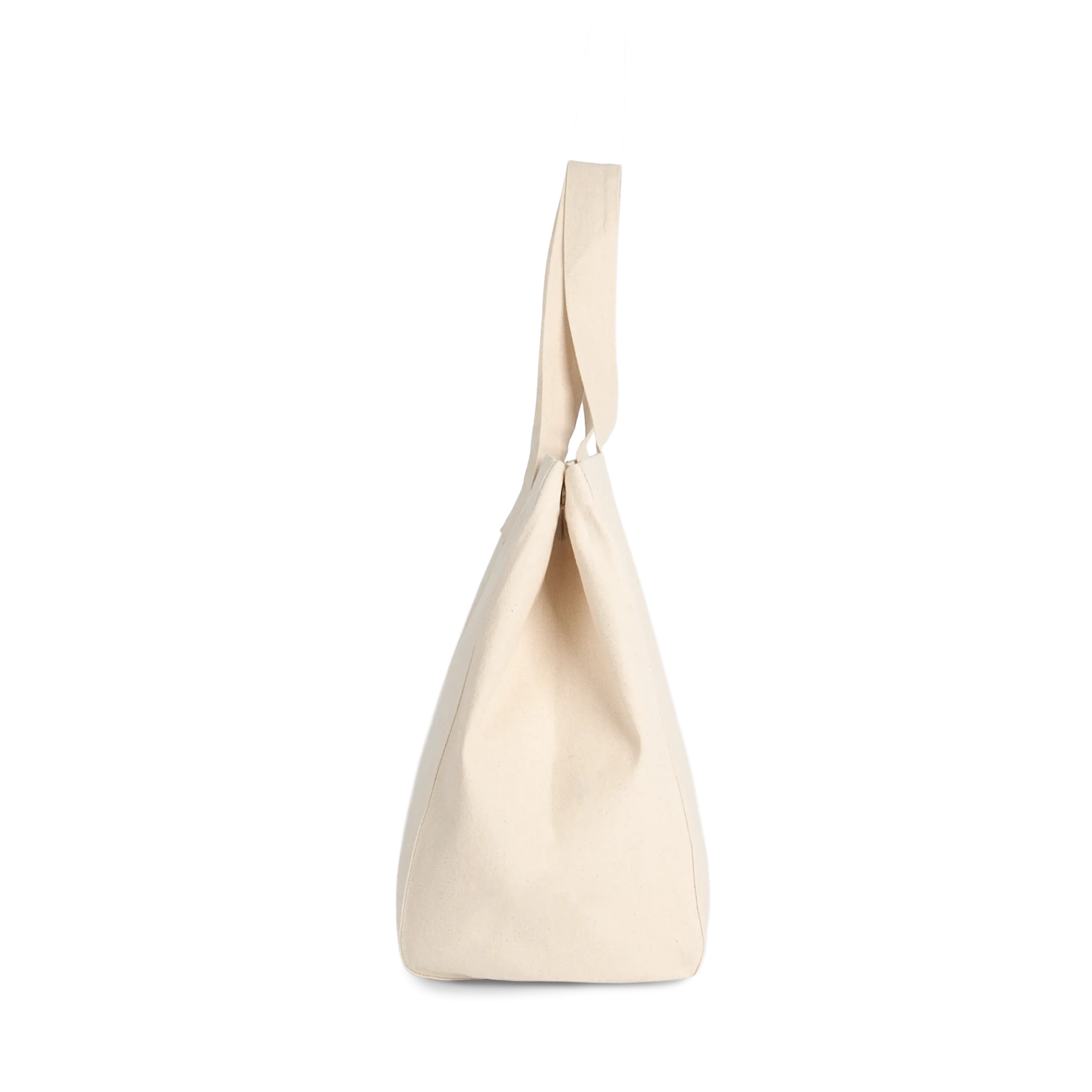 Bolsa shopper de algodón efecto lavado