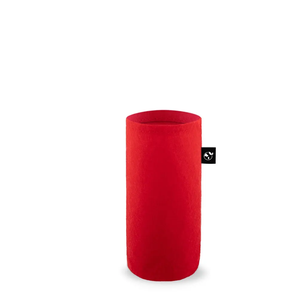 STOREY. Funda de fieltro reciclado (100% rPET), ideal para botellas