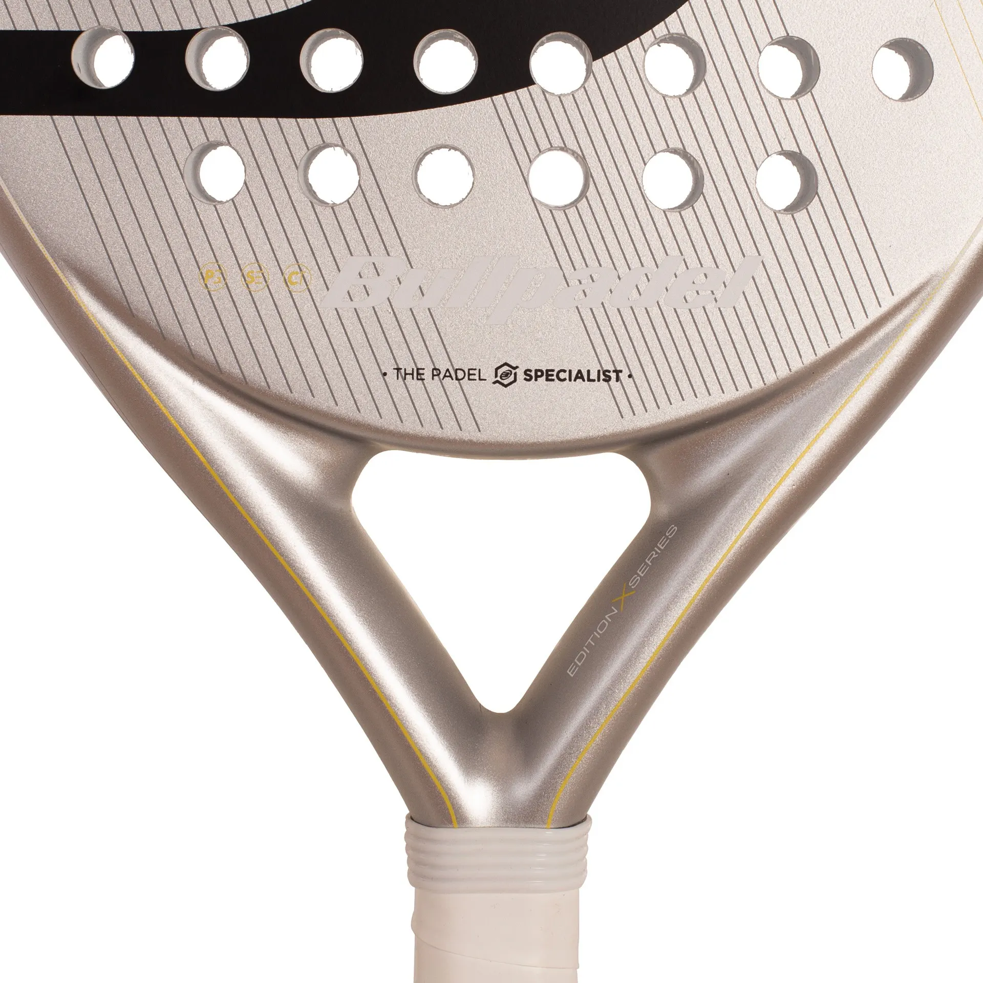PALA DE PÁDEL BULLPADEL BURN CONTROL WHITE