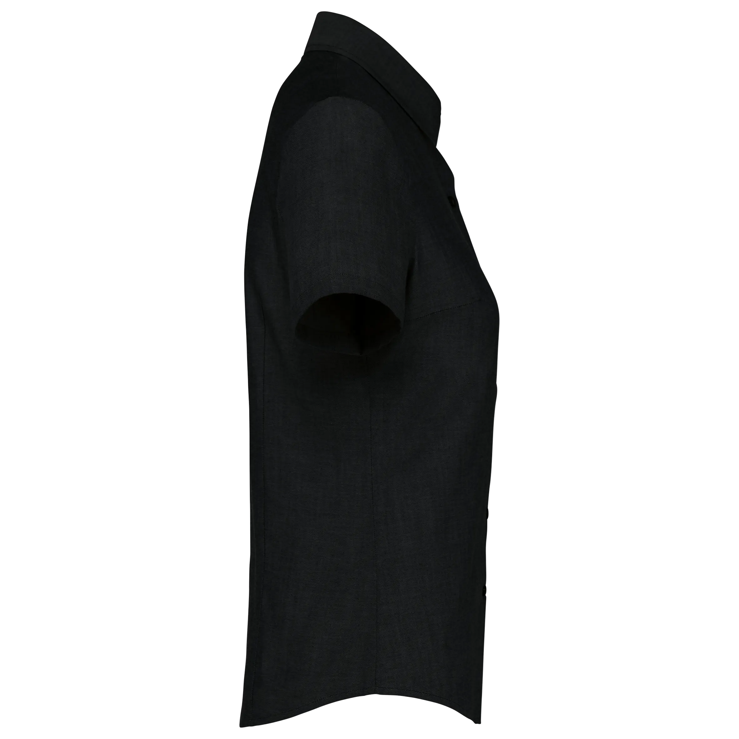 Camisa oxford manga corta mujer