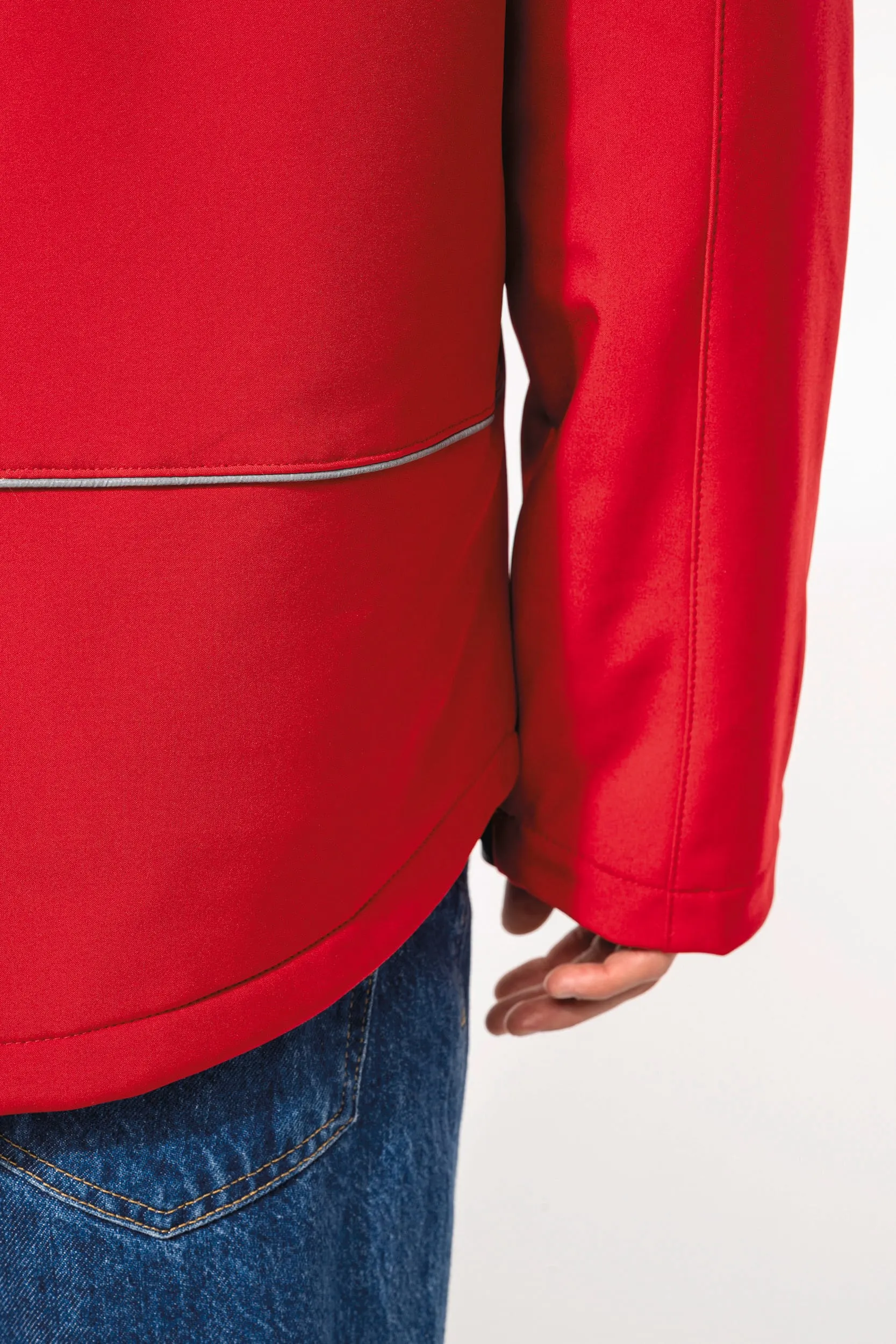 Parka softshell acolchada con capucha hombre