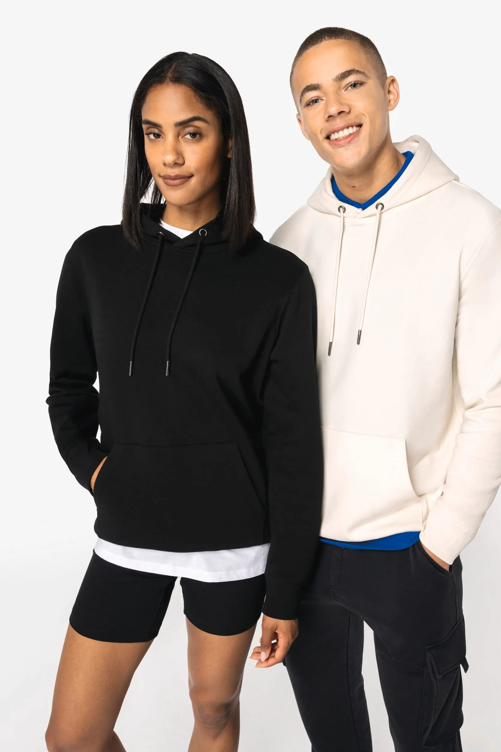 Sudadera ecorresponsable con capucha unisex