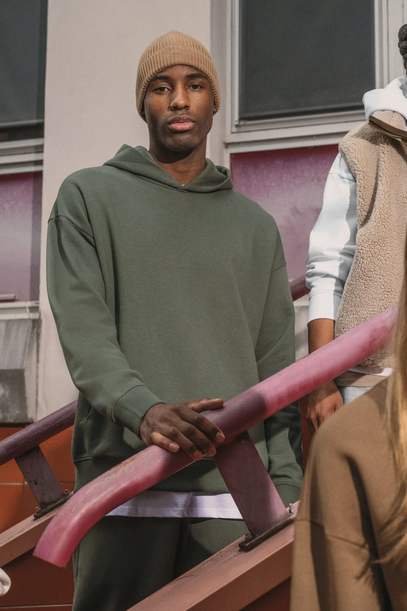 Sudadera ecorresponsable con capucha oversize unisex