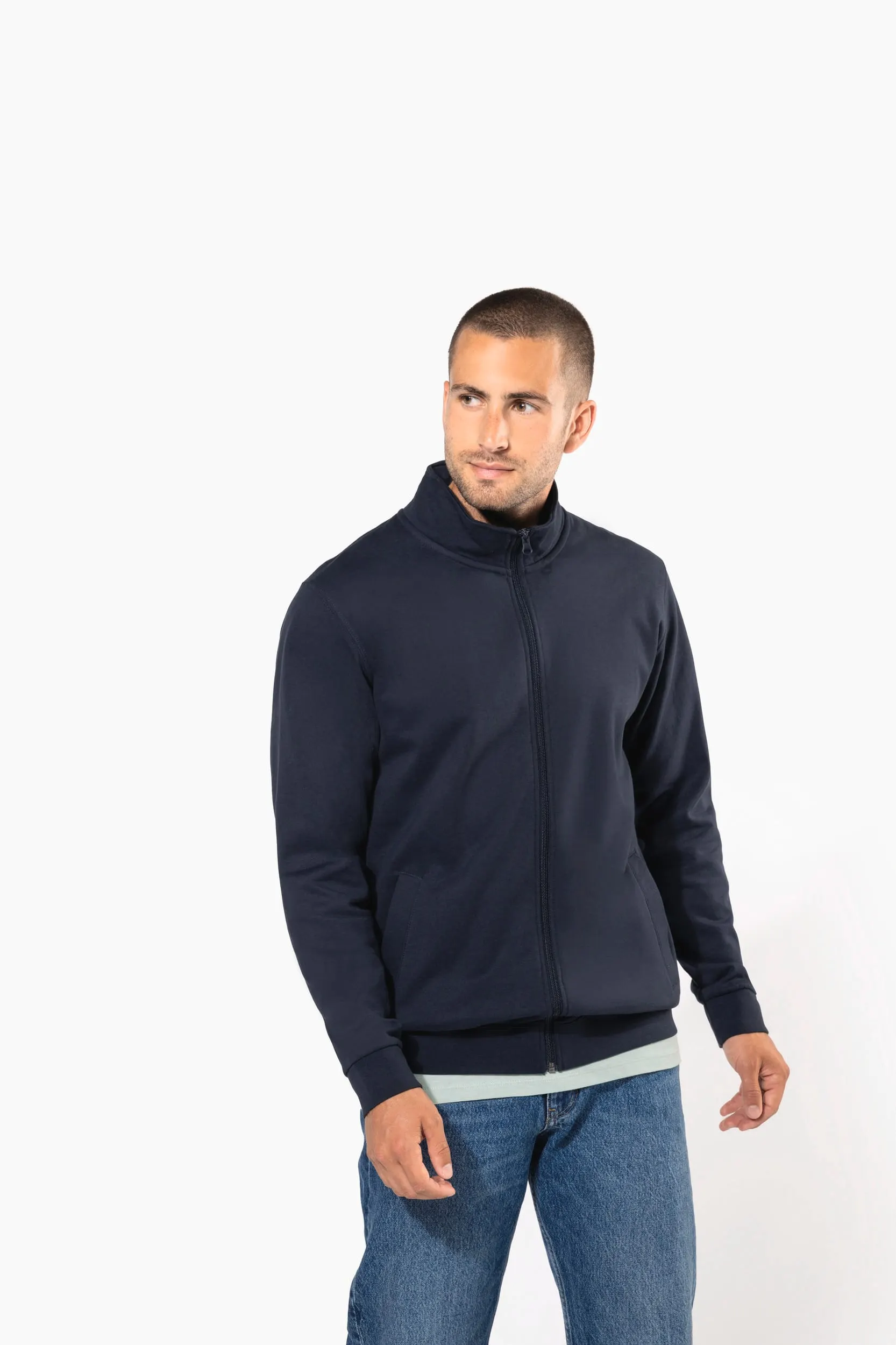 Chaqueta de felpa con cremallera