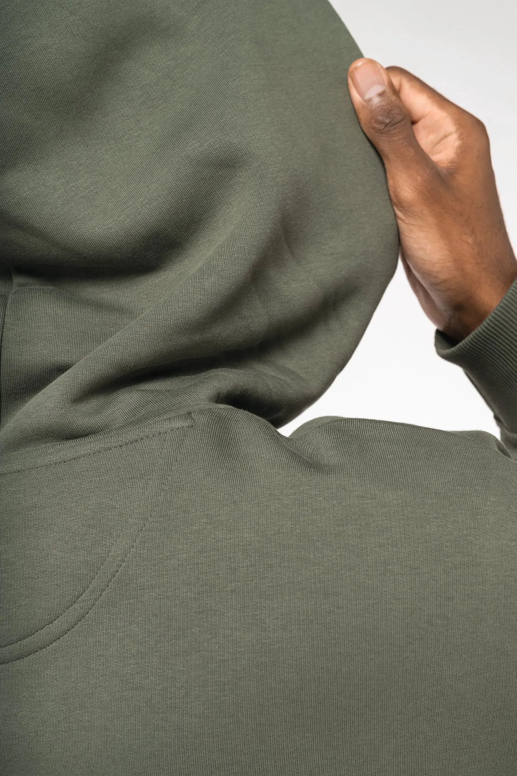 Sudadera ecorresponsable con capucha oversize unisex